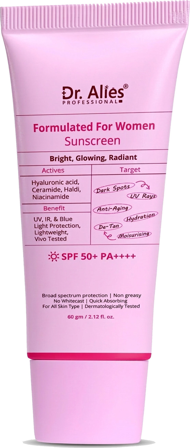 Image of Aqueria Sunscreen - SPF 50 PA++++ Oil Control Brightening French Multi-Active SPF | 2% Niacinamide, Salicylic Acid (50 g)