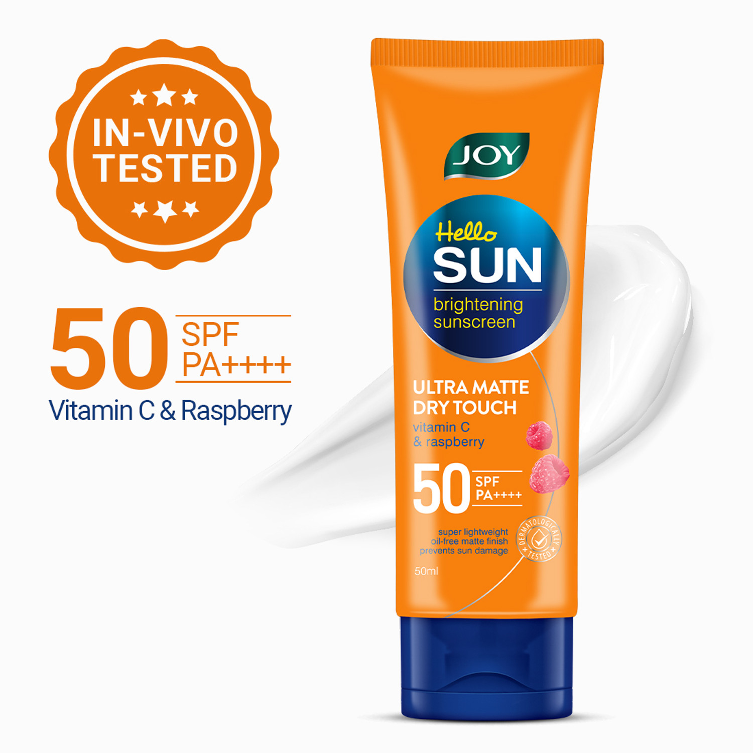 Joy Ultra Matte Dry Touch Sunscreen SPF 50 PA++++ 50ml - Image 1