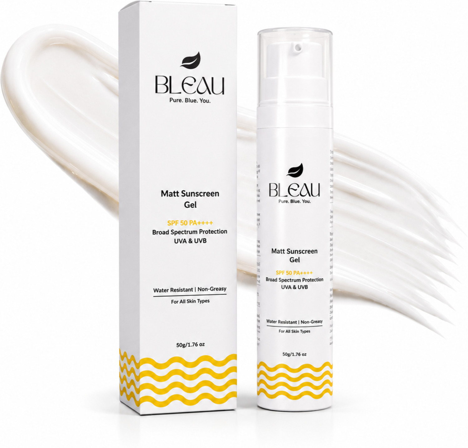 Image of KYNVA Sunscreen - SPF 50+ PA++++ Regular Men Moisturising Sunscreen with 11 Actives (150 g)