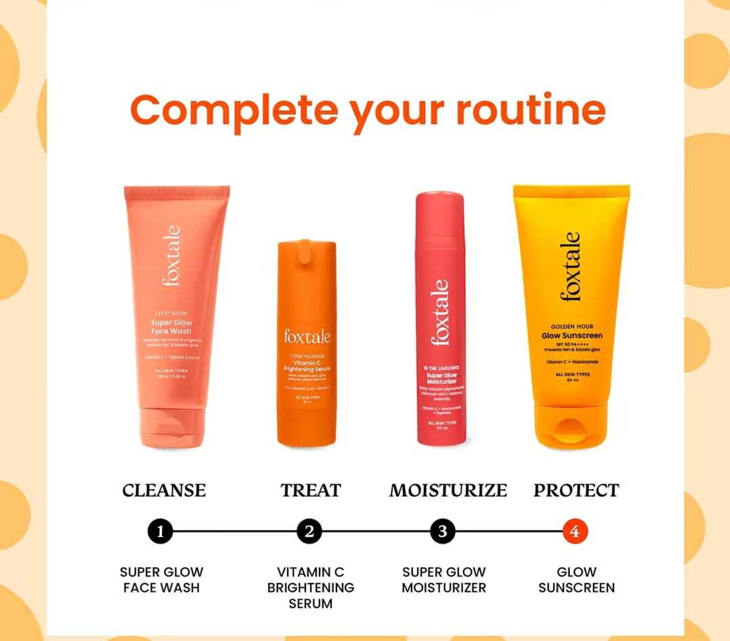 Image of Foxtale Sunscreen - SPF 50 PA++++ PA++++ Super glow sunscreen 50 SPF 80 ml (80 ml)