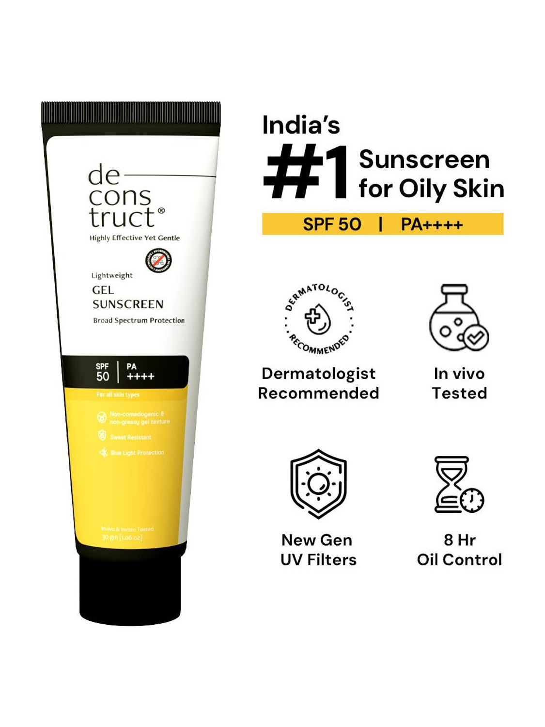 Deconstruct Sunscreen SPF 50 PA++++ 80g - Image 6