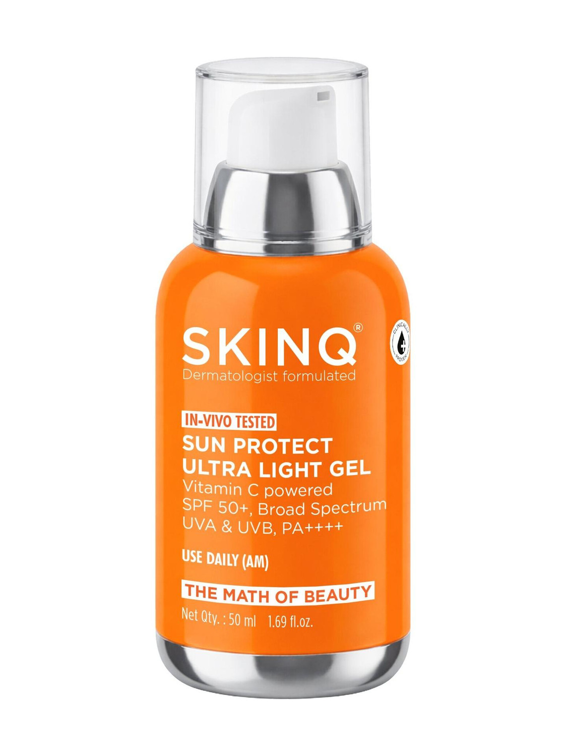 Image of Aqueria Sunscreen - SPF 50 PA++++ Oil Control Brightening French Multi-Active SPF | 2% Niacinamide, Salicylic Acid (50 g)