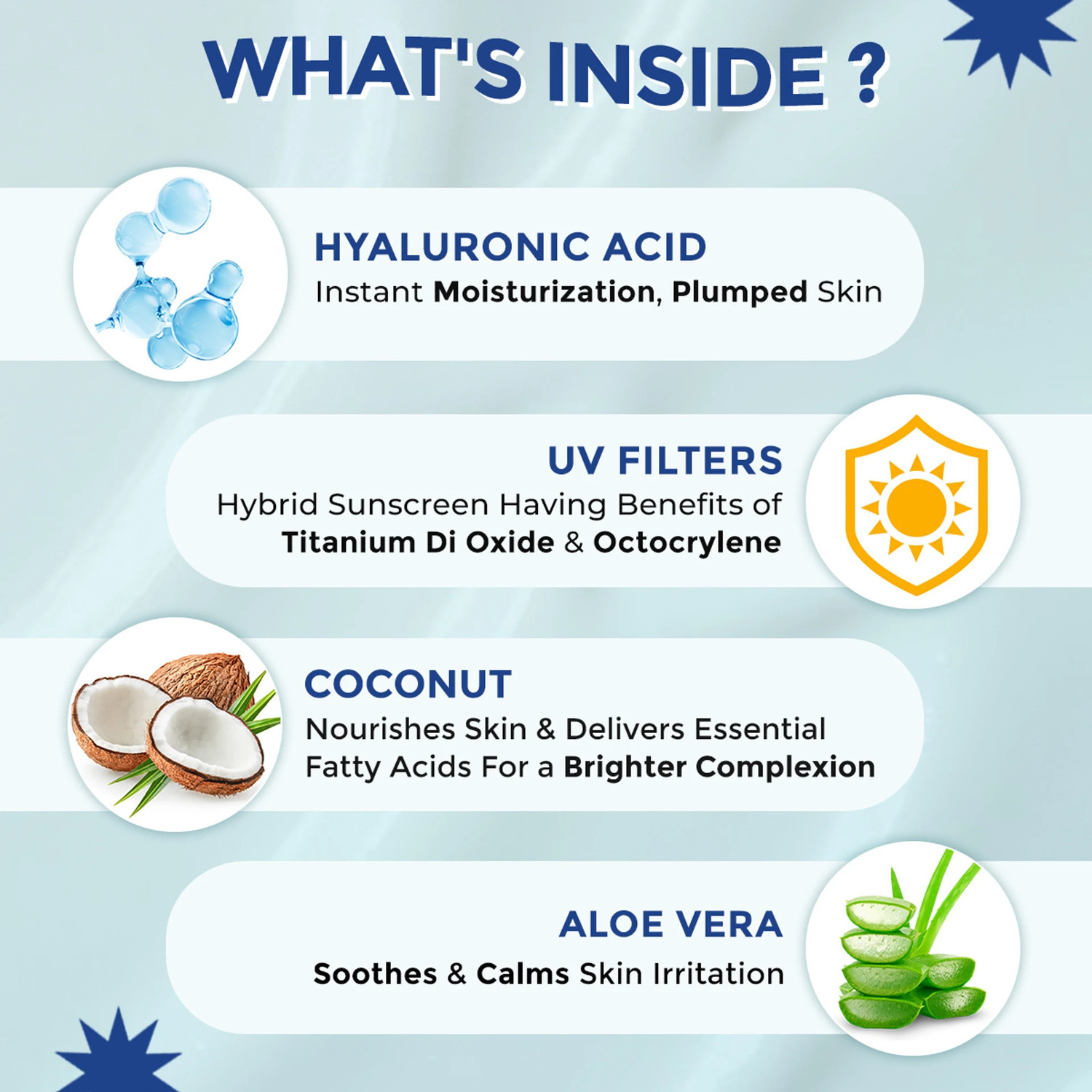 Image of MOODY Sunscreen - SPF 50 PA+++ 7D hydroburst hybrid water (30 ml)