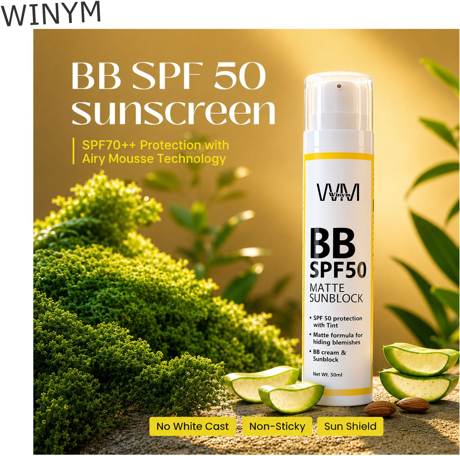 Image of ACNE-UV Sunscreen - SPF 50 PA++++ Gel Sunscreen Lightweight | All Skin Types | Broad Spectrum UVA /UVB Protection (50 g)