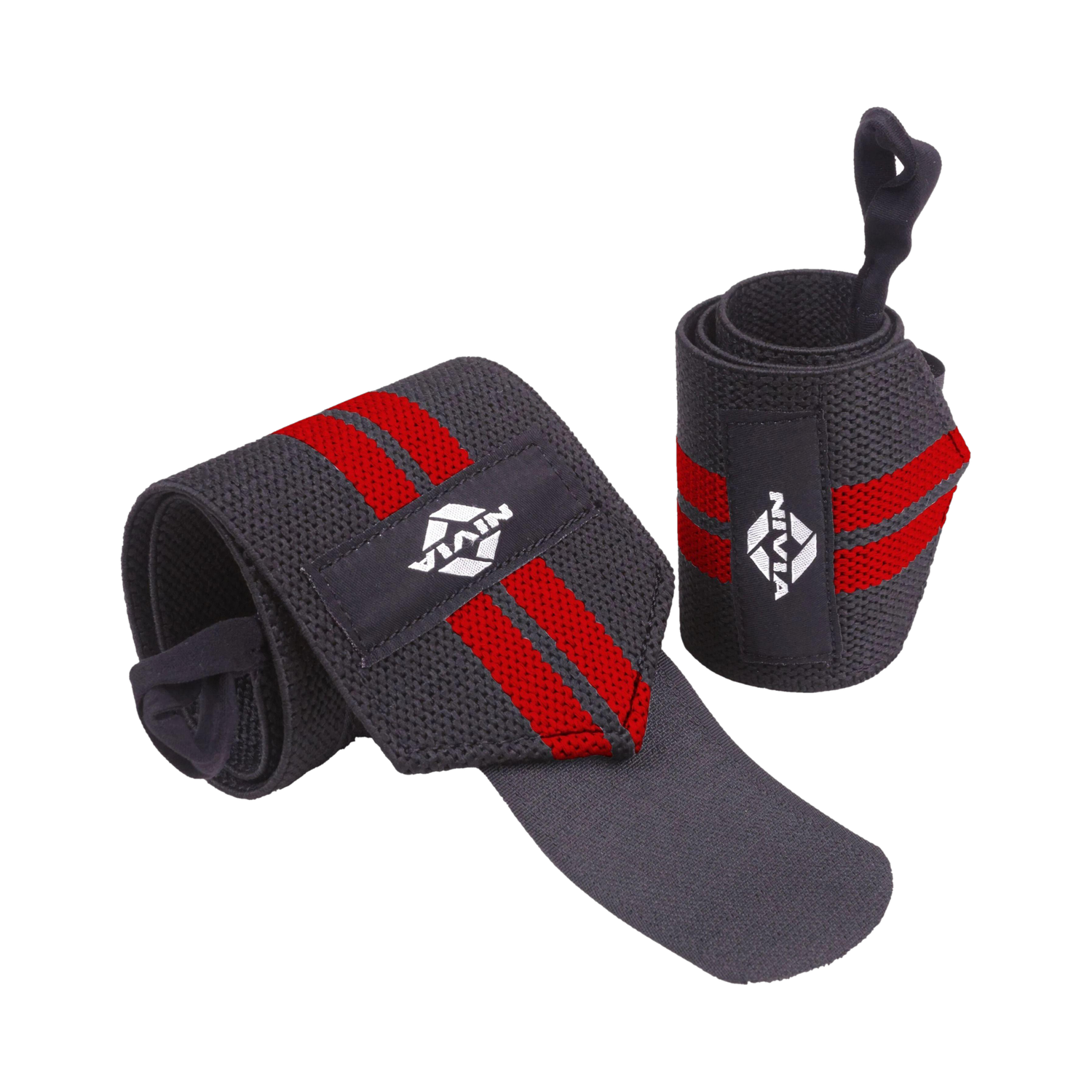 NIVIA Weight Lifting Wrist Support (Red/Black) - Image 1