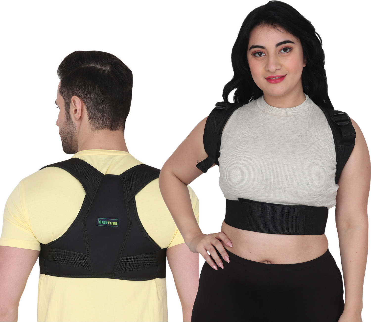 Image of Family Line Posture Corrector for Clavicle Support, Adjustable Back Straightener Back Posture Corrector