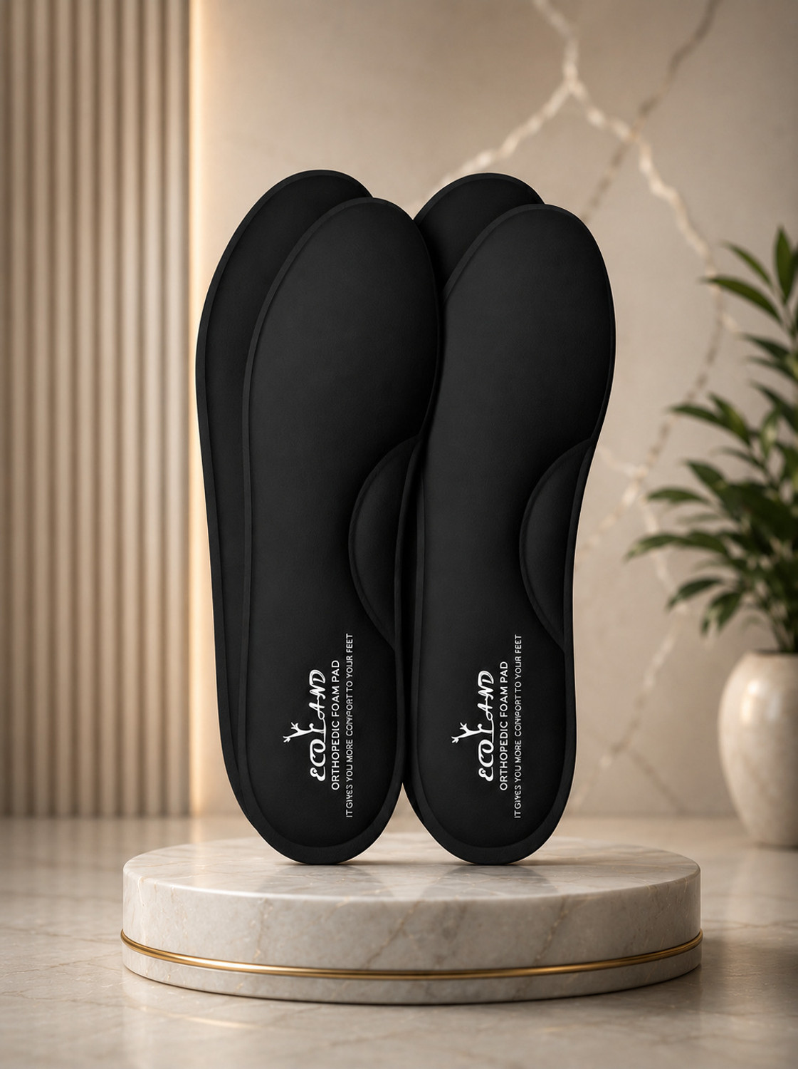 Image of ASTARZ Memory Foam Shoe Insoles Comfortable Insoles Supports Heel Insole (Grey)