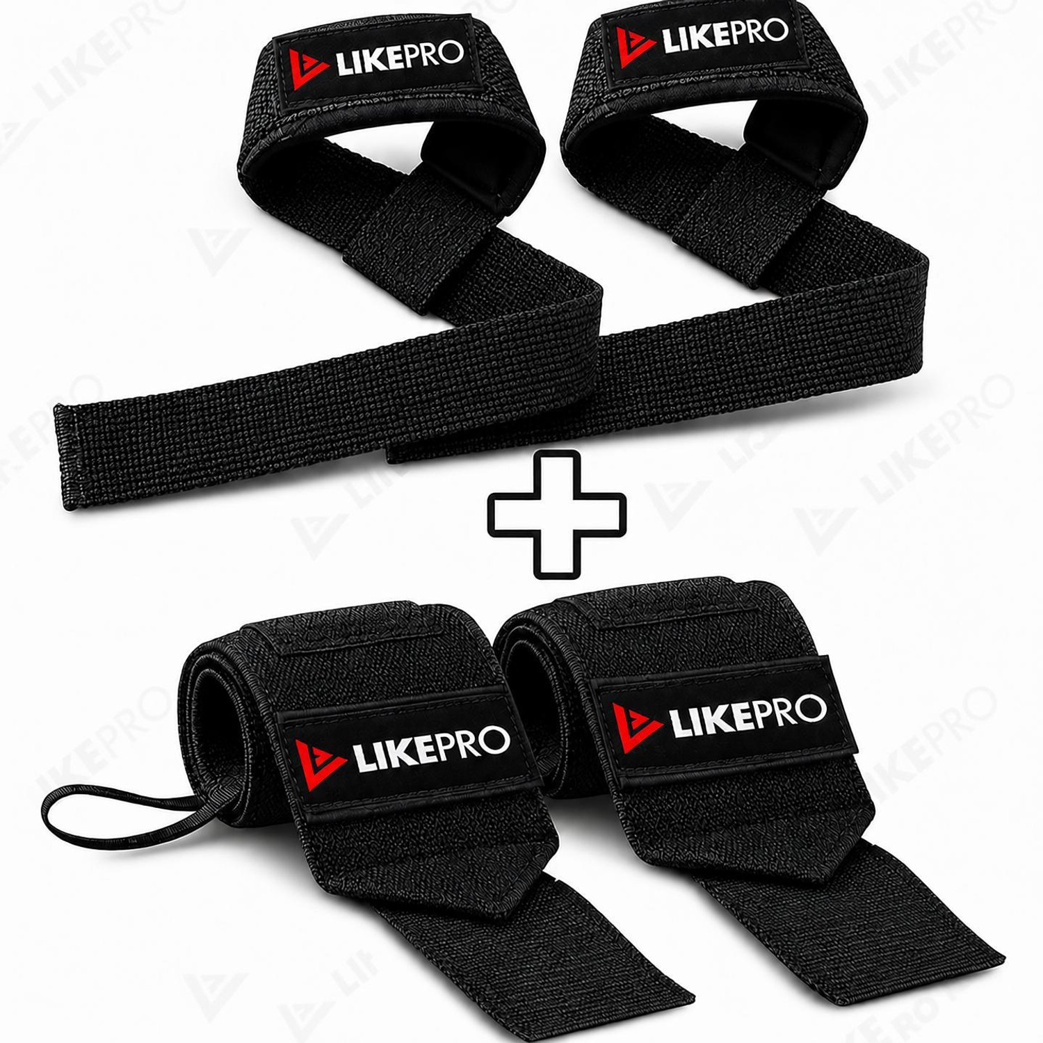 LIKEPRO Premium Lifting Straps with Wrist Wrap - Image 6