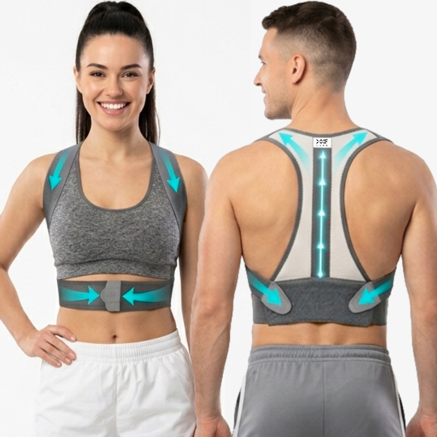 Image of Family Line Posture Corrector for Clavicle Support, Adjustable Back Straightener Back Posture Corrector