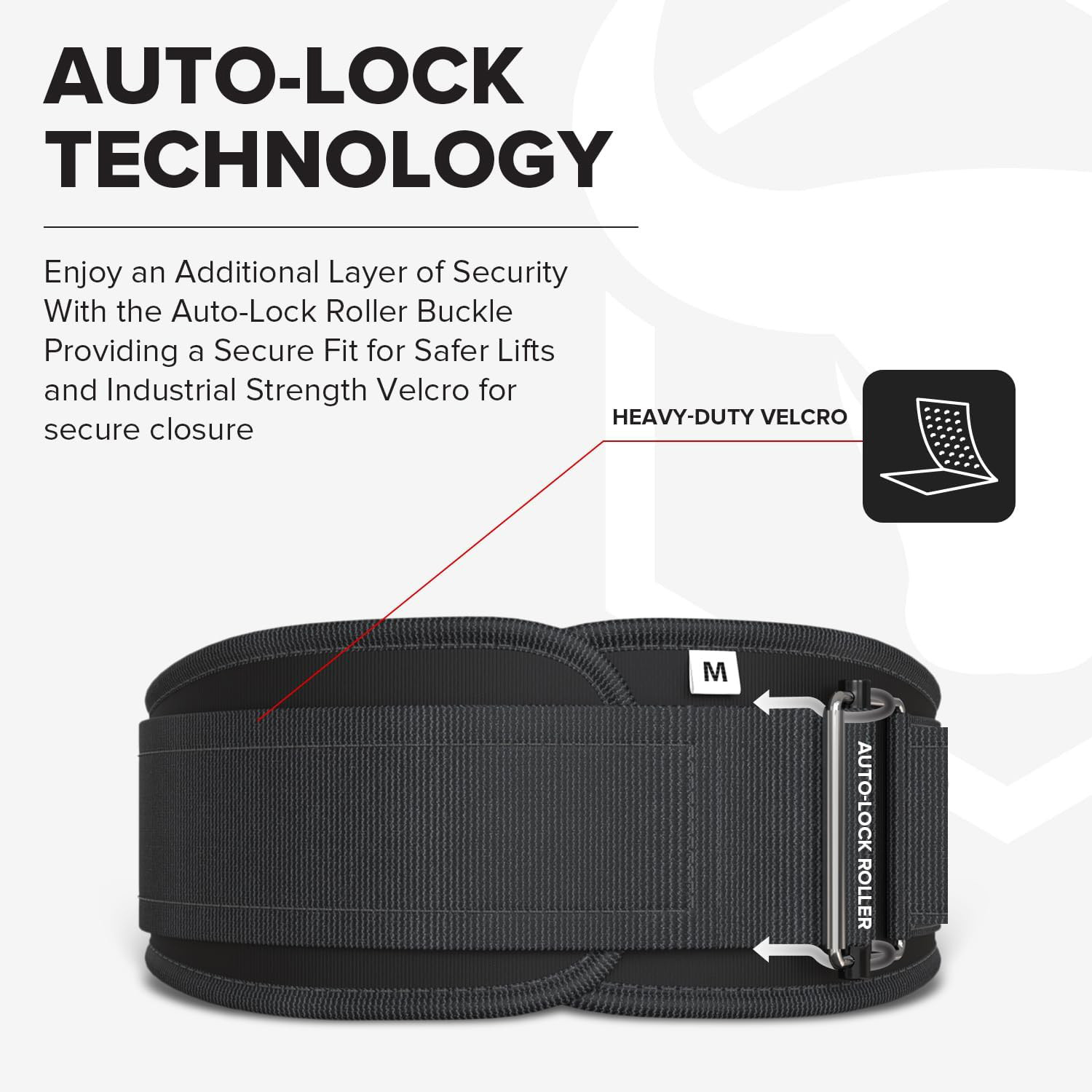 Image of LYCAN 4 Inch Wide Weight lifting Gym Belt Back Support For Men and Women Back / Lumbar Support (Black)