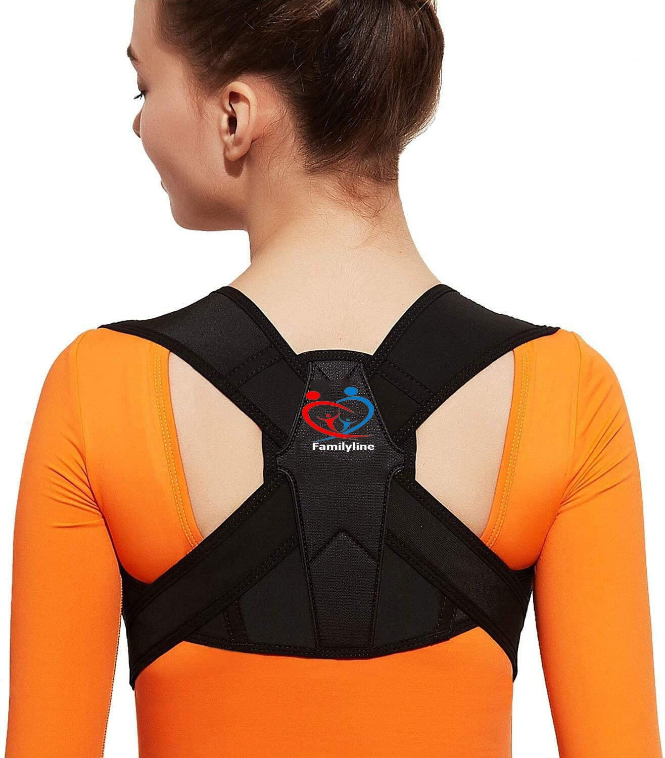 Image of Family Line Posture Corrector for Clavicle Support, Adjustable Back Straightener Back Posture Corrector
