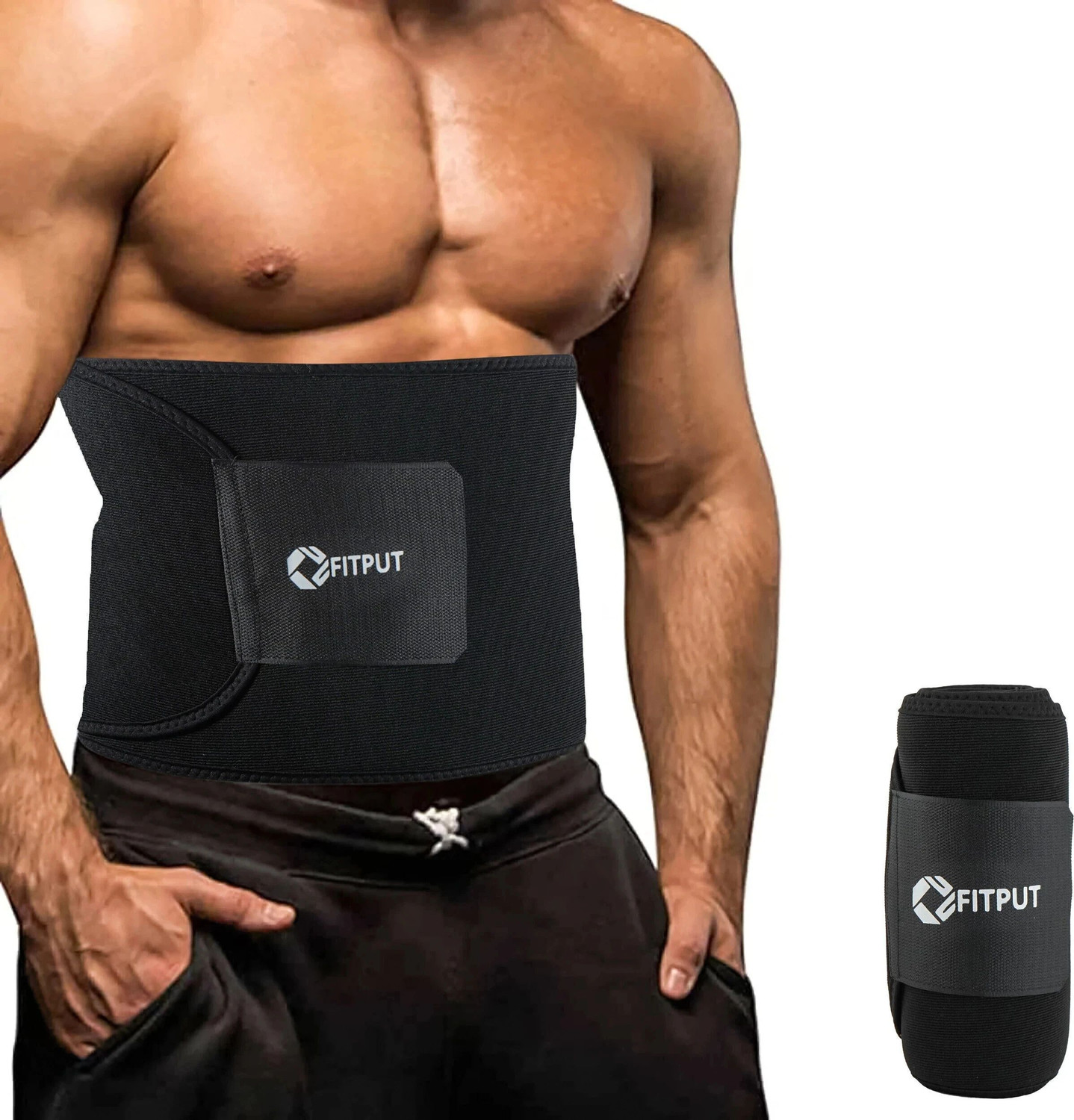 Image of LYCAN 4 Inch Wide Weight lifting Gym Belt Back Support For Men and Women Back / Lumbar Support (Black)
