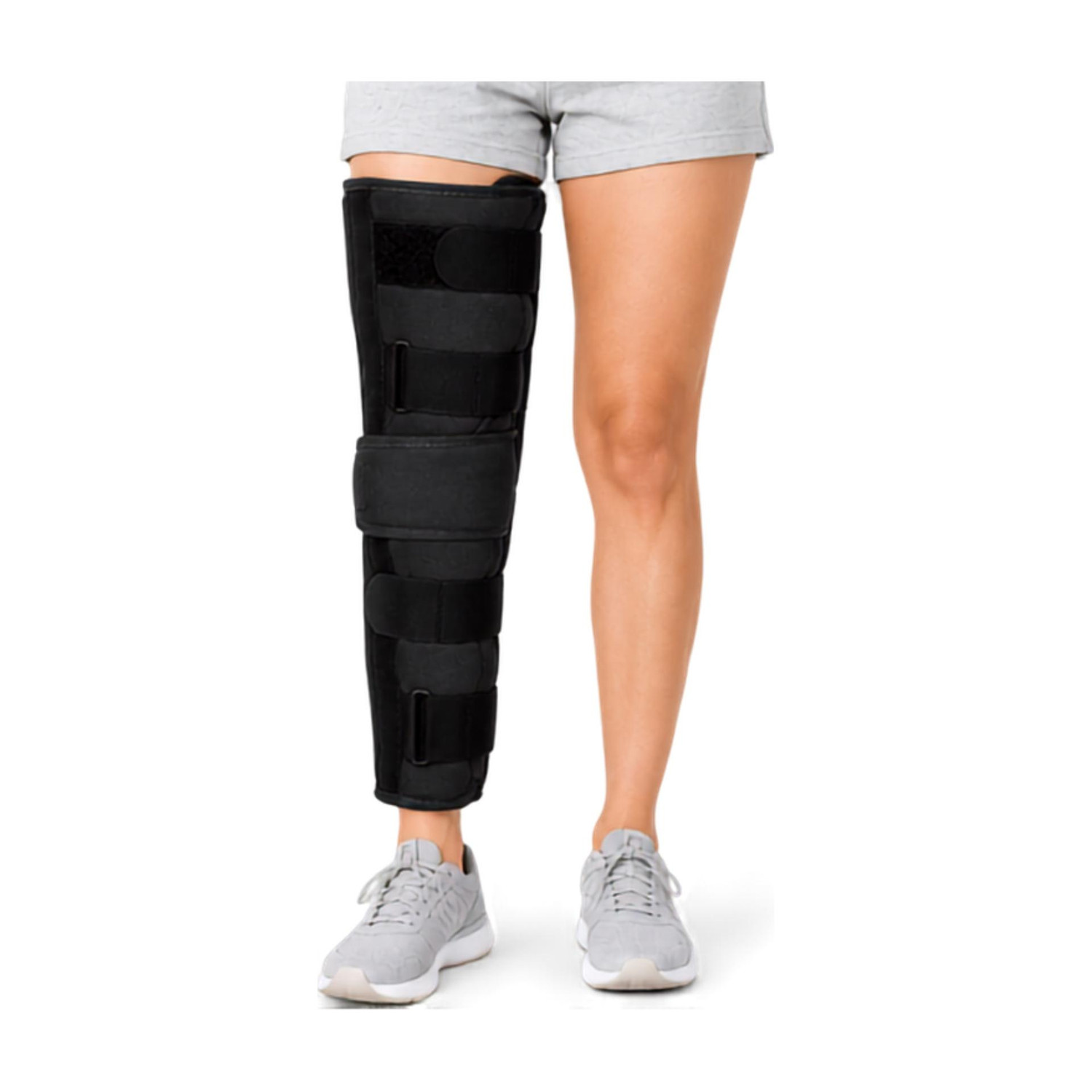 Image of VISSCO Pro- O. A. Knee Brace Open Type Right Knee Support (Black)