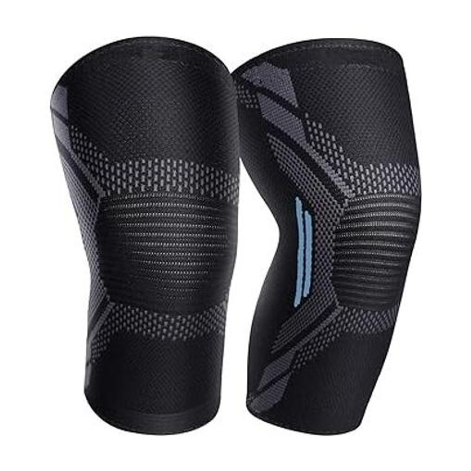 sachi sports Knee Cap Compression Support for Gym, Running, Cycling and Sports, Pain Relief Knee Support (Blue) - Image 1