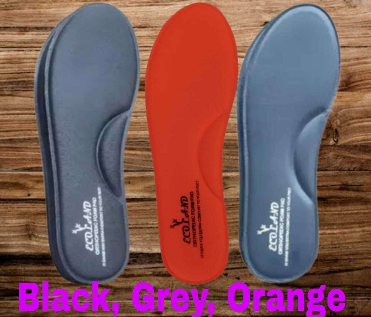 Image of ASTARZ Memory Foam Shoe Insoles Comfortable Insoles Supports Heel Insole (Grey)