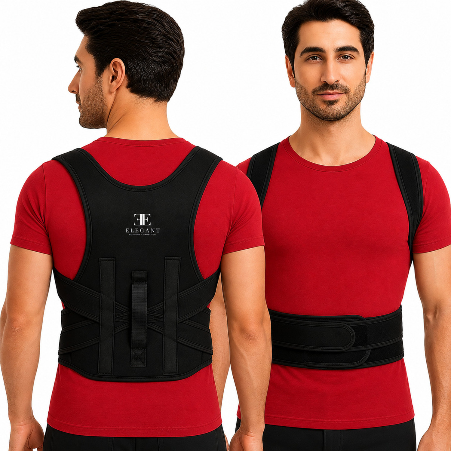 Image of Family Line Posture Corrector for Clavicle Support, Adjustable Back Straightener Back Posture Corrector