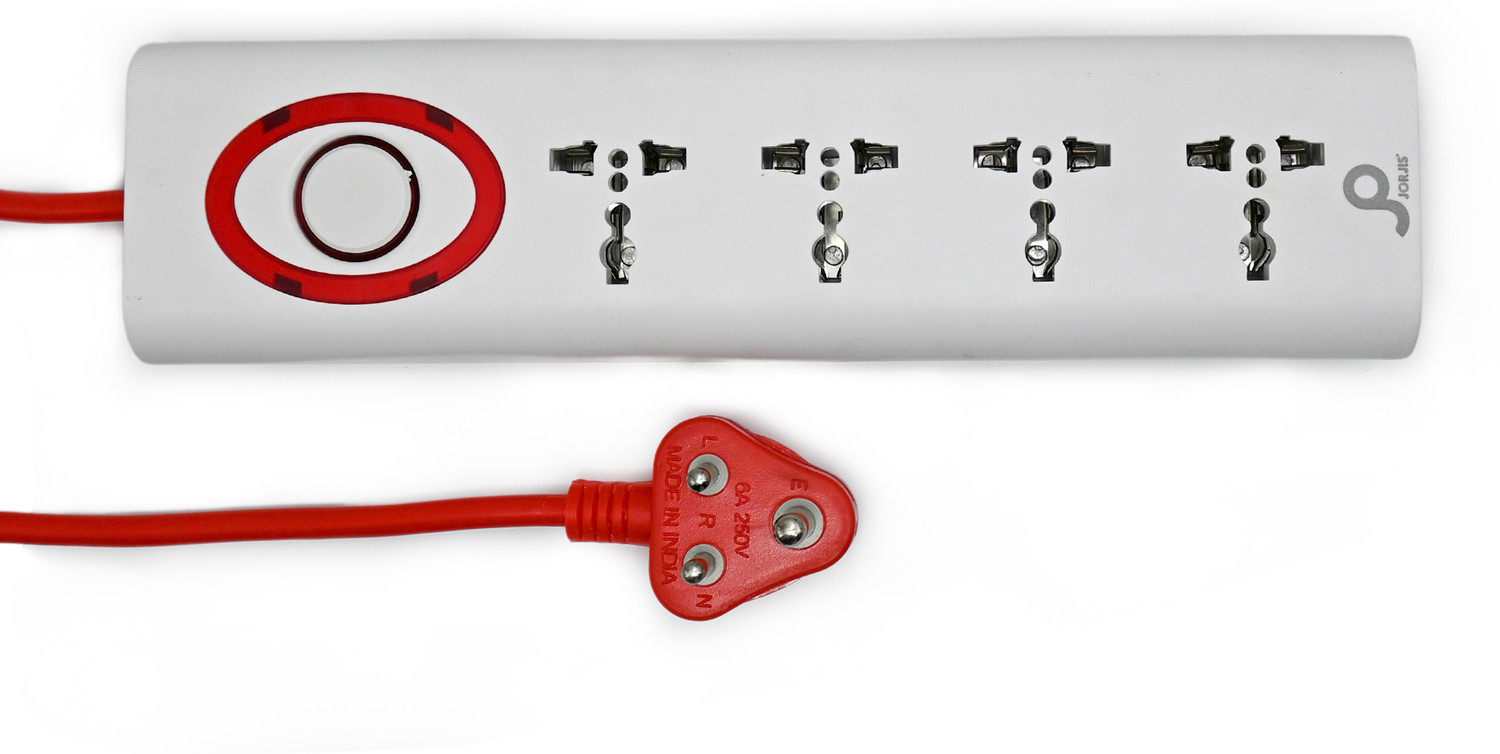 Image of JORJIS Eye 4 Socket Extension Boards (Red, 2 m)