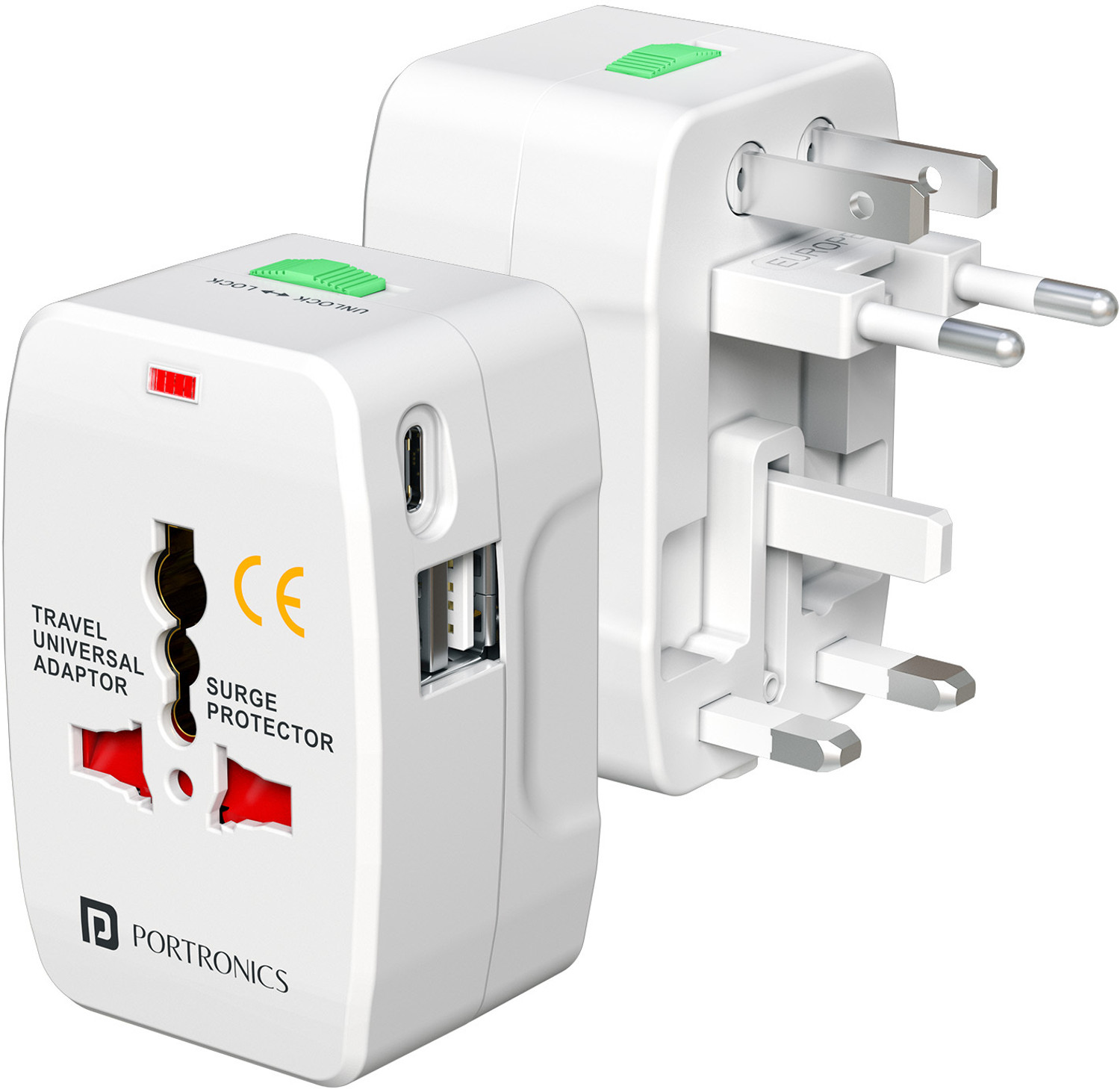 Image of EMBox 10A Multi Plug 2500W 3 Socket Extension Boards (White, 3 m)