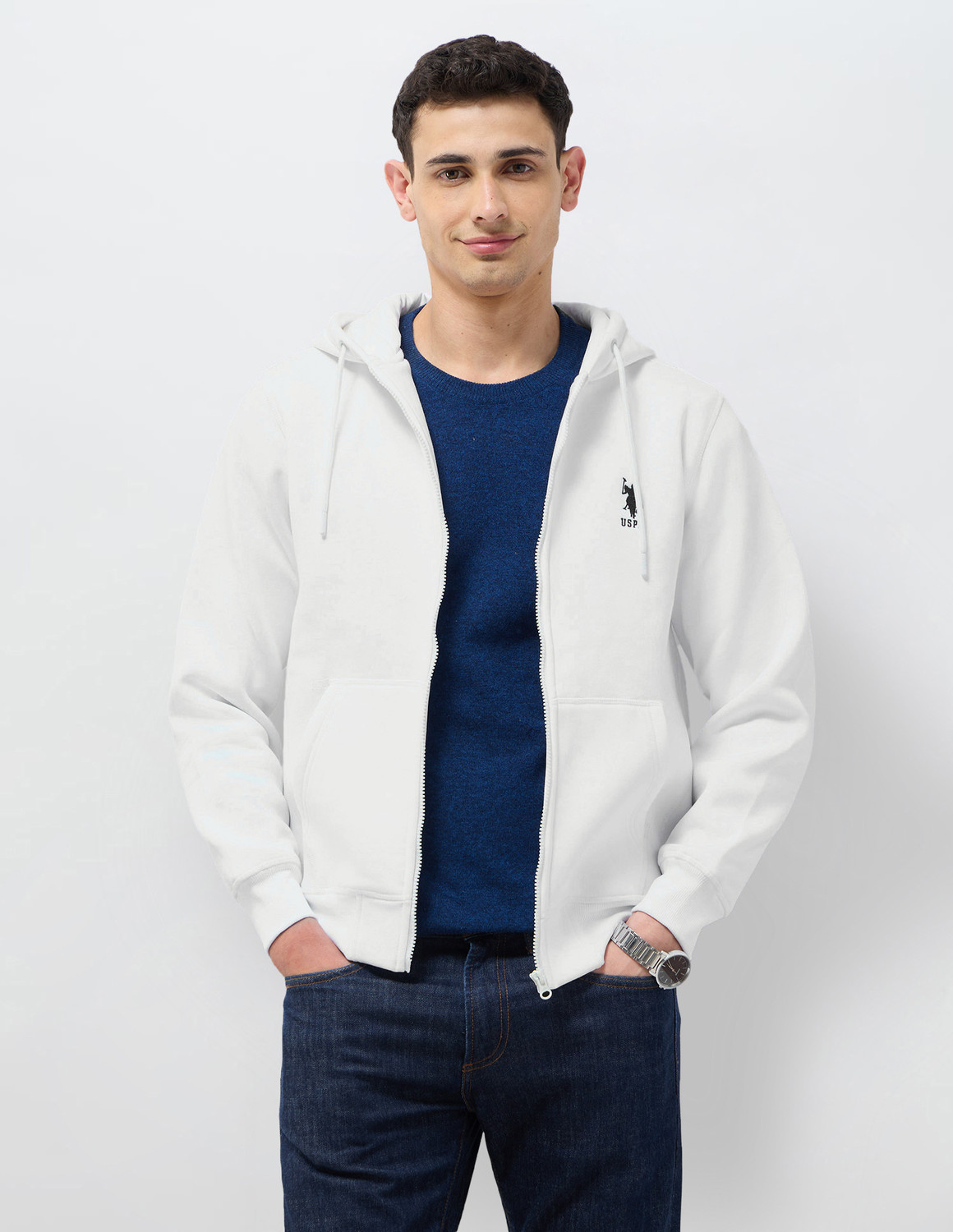 U.S. POLO ASSN. Men's Full Sleeve Solid Sweatshirt - Image 5