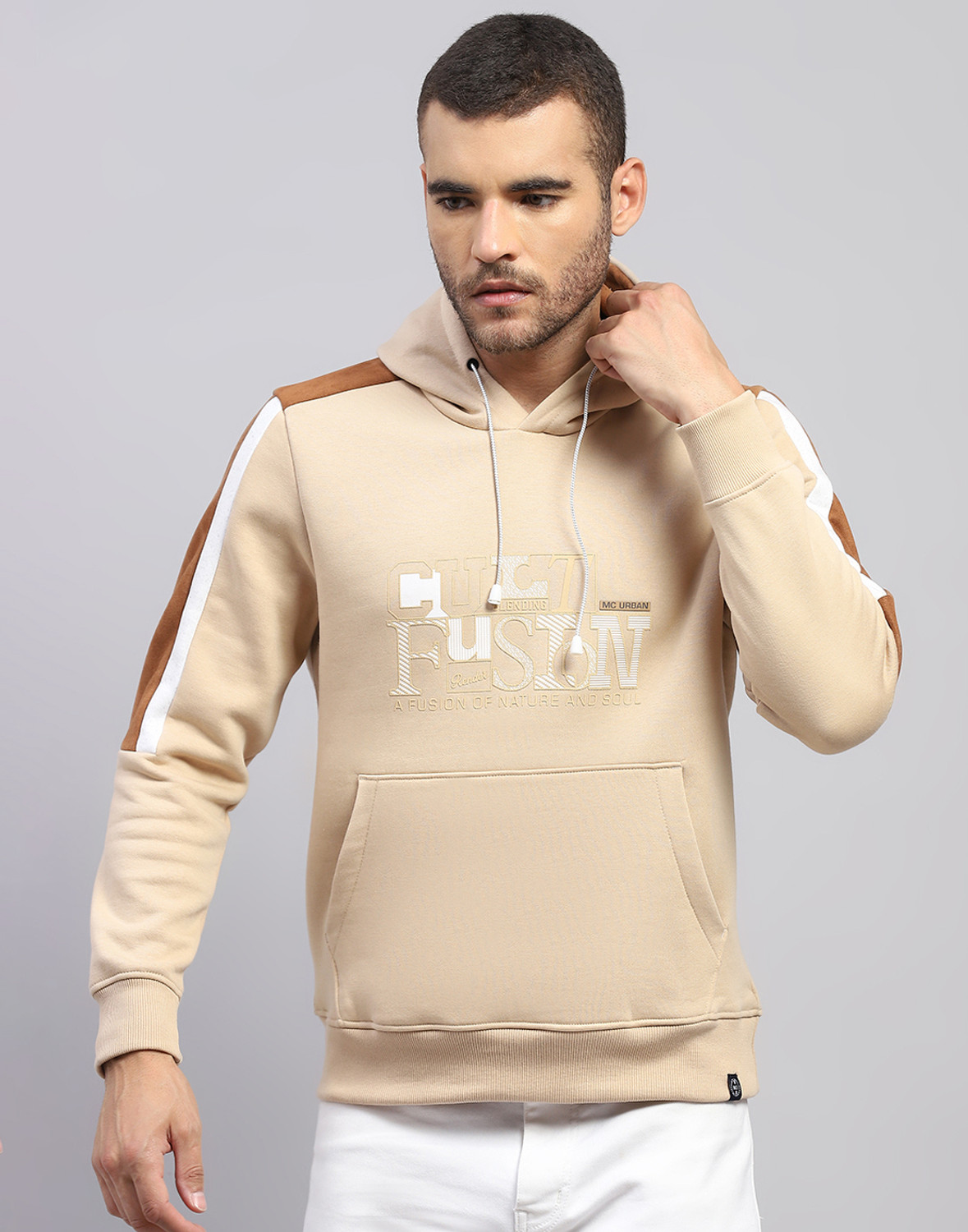 MONTE CARLO Full Sleeve Solid Men Sweatshirt - Image 5