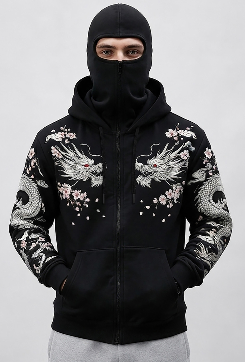 TRIPR Men Full Sleeve Printed Hooded Sweatshirt - Image 1