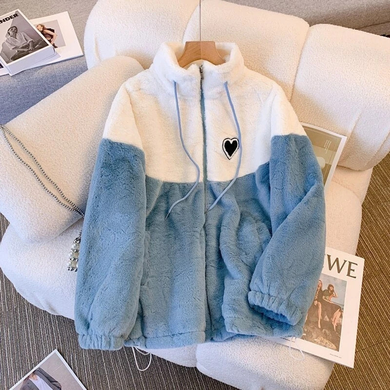 Image of DelQueen Fur Solid Coat For Women