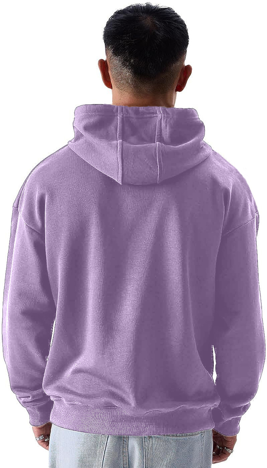 Image of Lripsome Men Full Sleeve Solid Hooded Sweatshirt