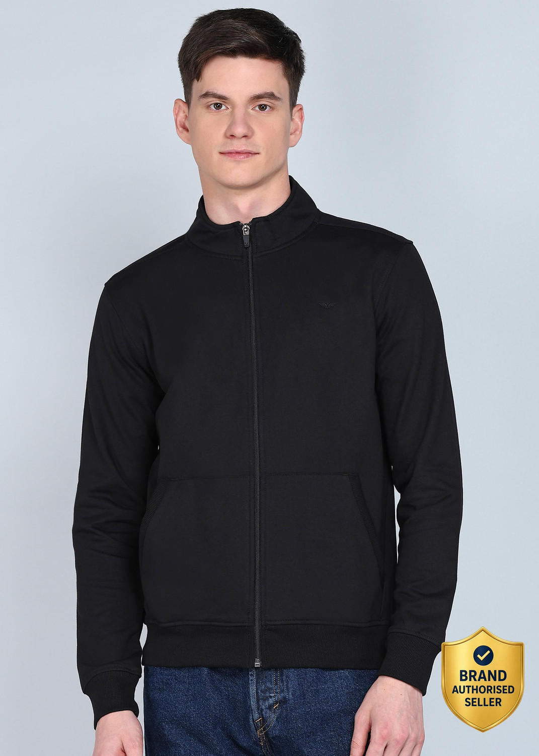 Image of Pepe Jeans Men Full Sleeve Color Block Sweatshirt