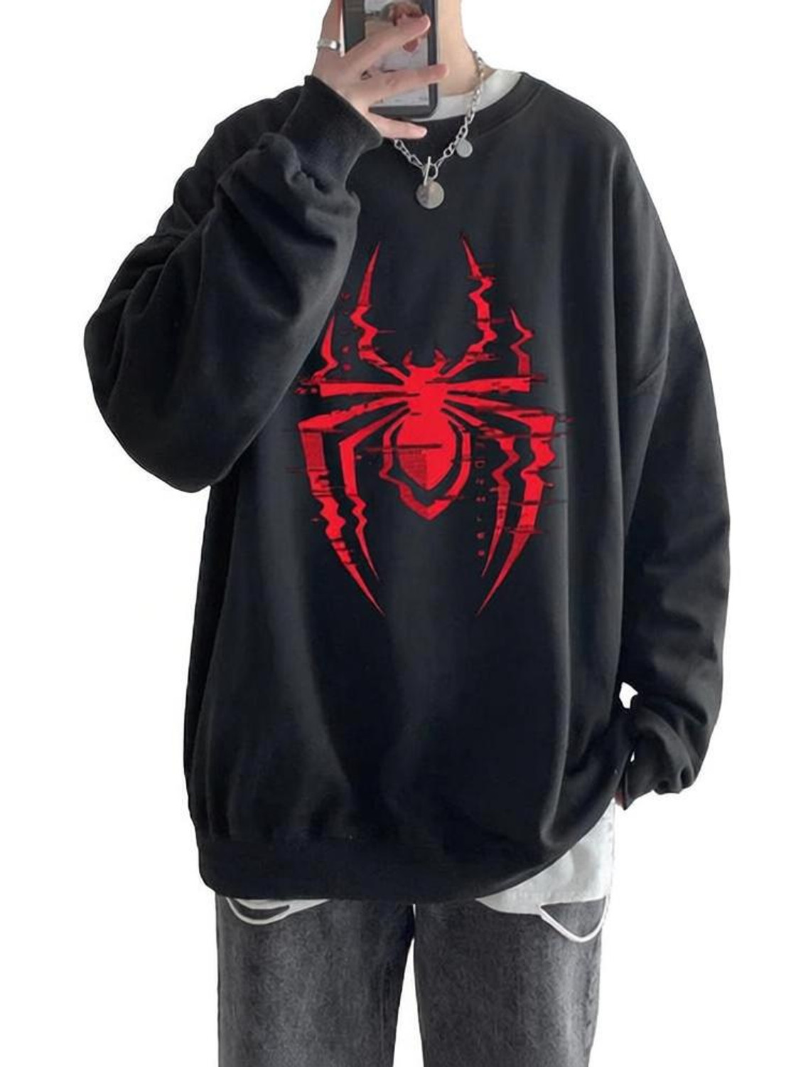 Comic Street Men Full Sleeve Graphic Sweatshirt - Image 1