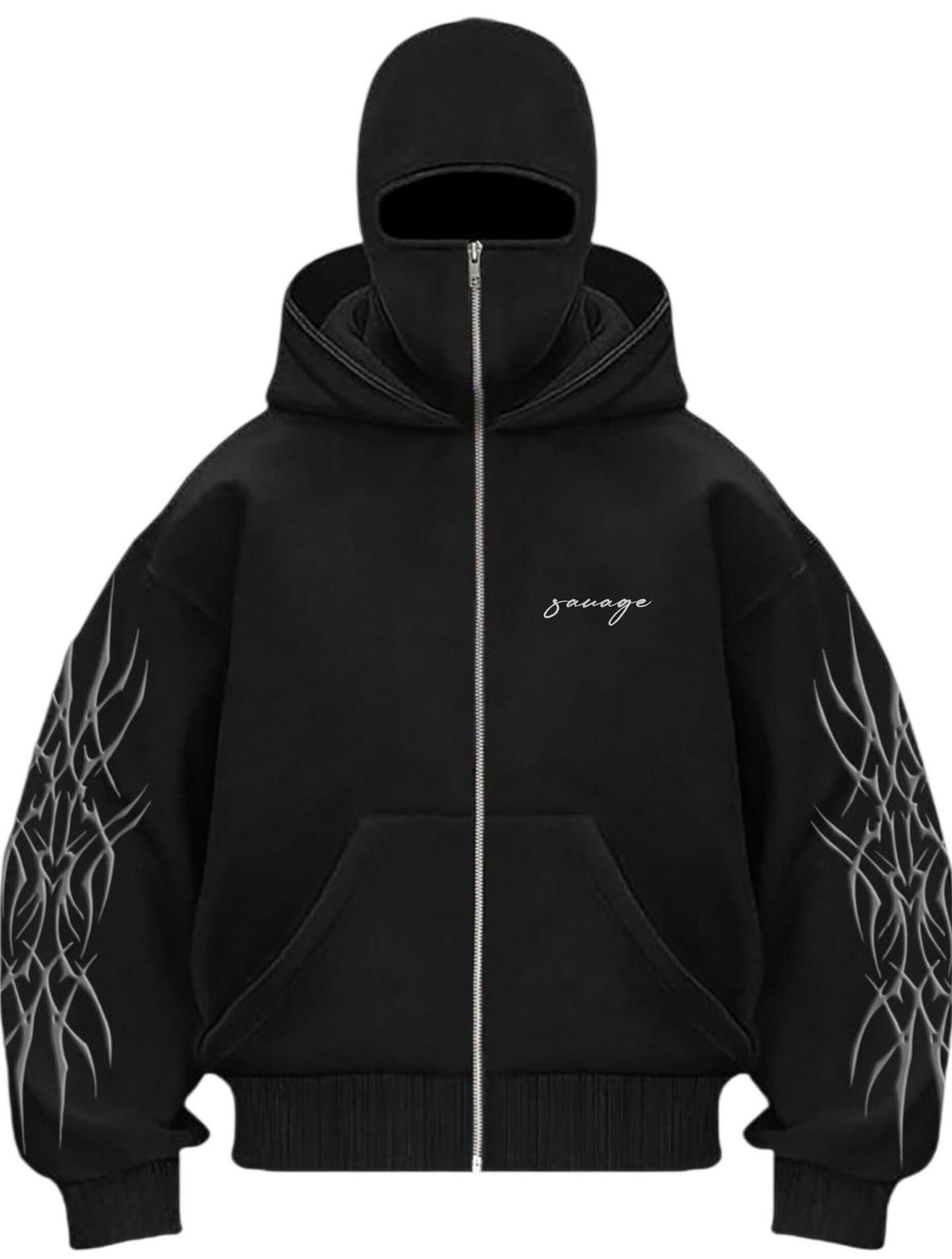 Be Savage Full Sleeve Printed Men Sweatshirt - Image 4