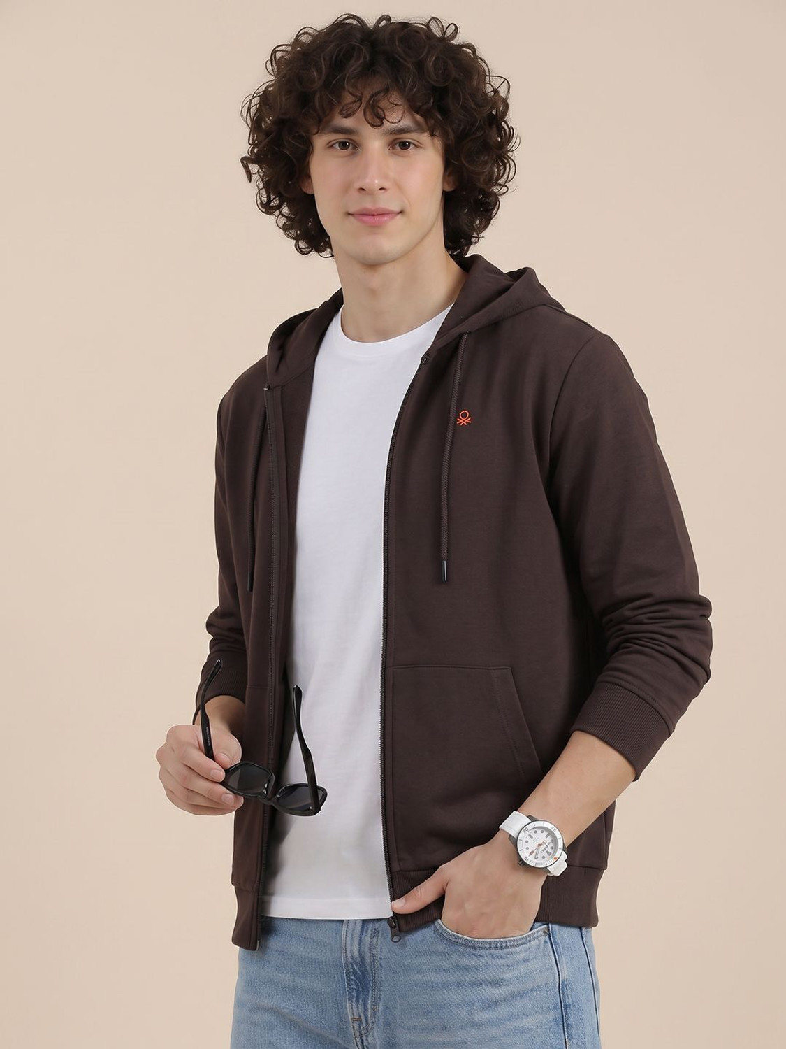 United Colors of Benetton Men Solid Sweatshirt - Image 6