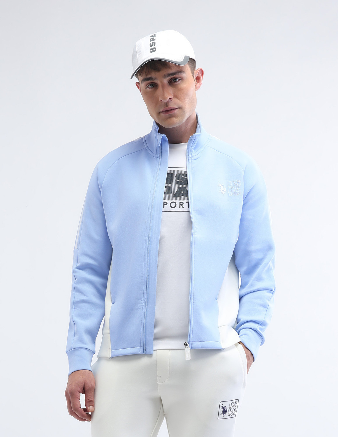 Image of U.S. POLO ASSN. Men Colorblock Puffer Jacket