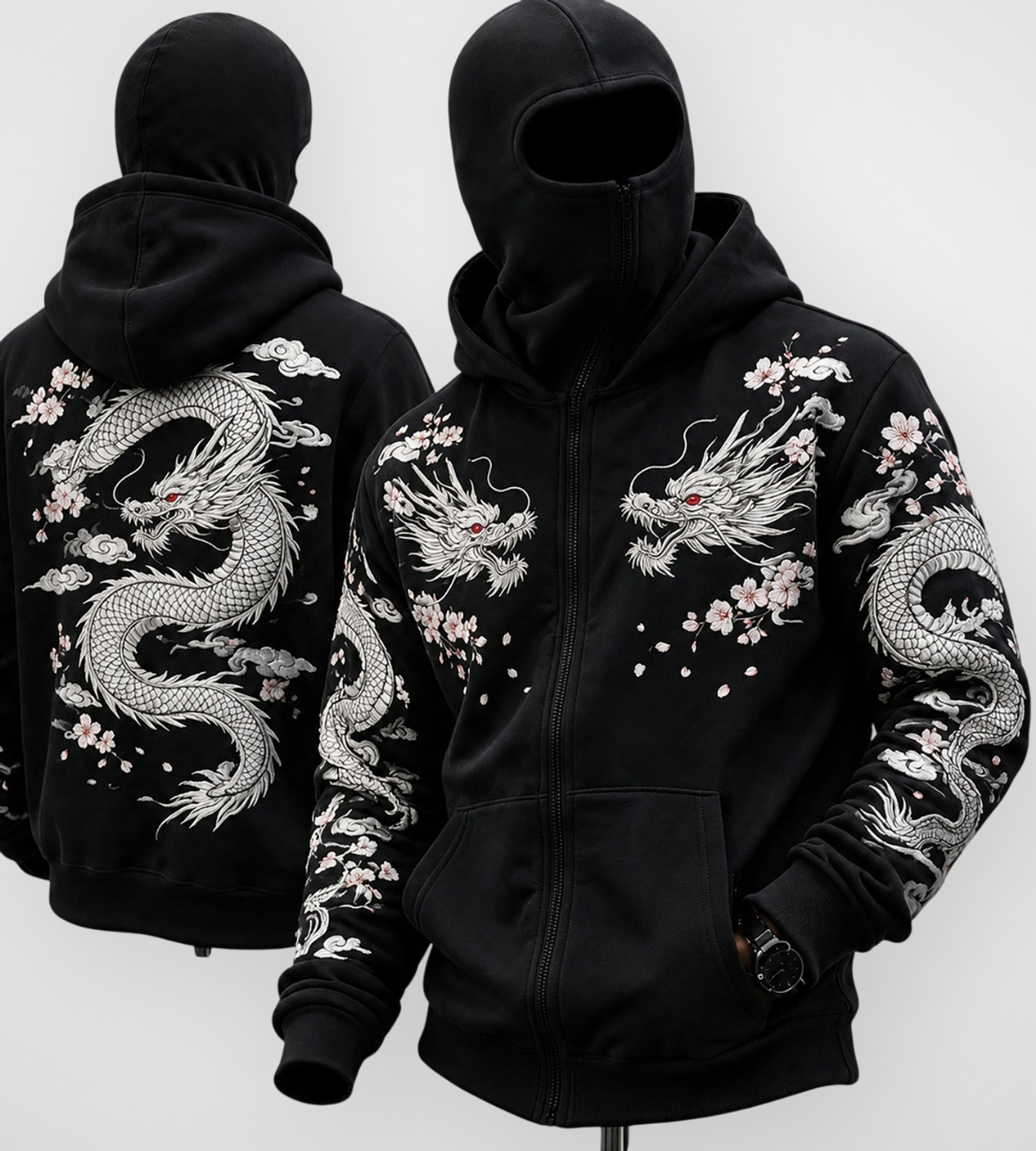 TRIPR Men Full Sleeve Printed Hooded Sweatshirt - Image 1