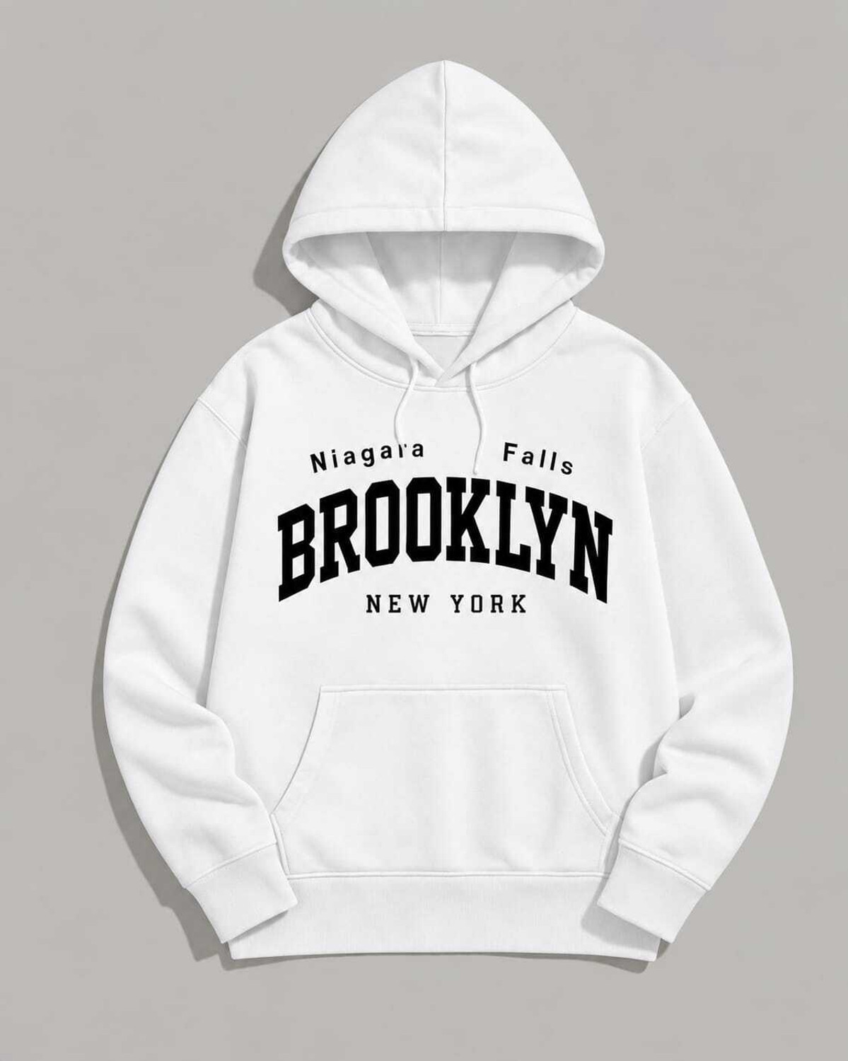 AL MAKHDOOM Men Full Sleeve Printed Hooded Sweatshirt - Image 1