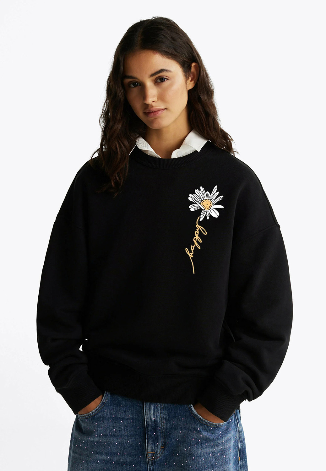 Image of KOTTY Women Full Sleeve Printed Sweatshirt