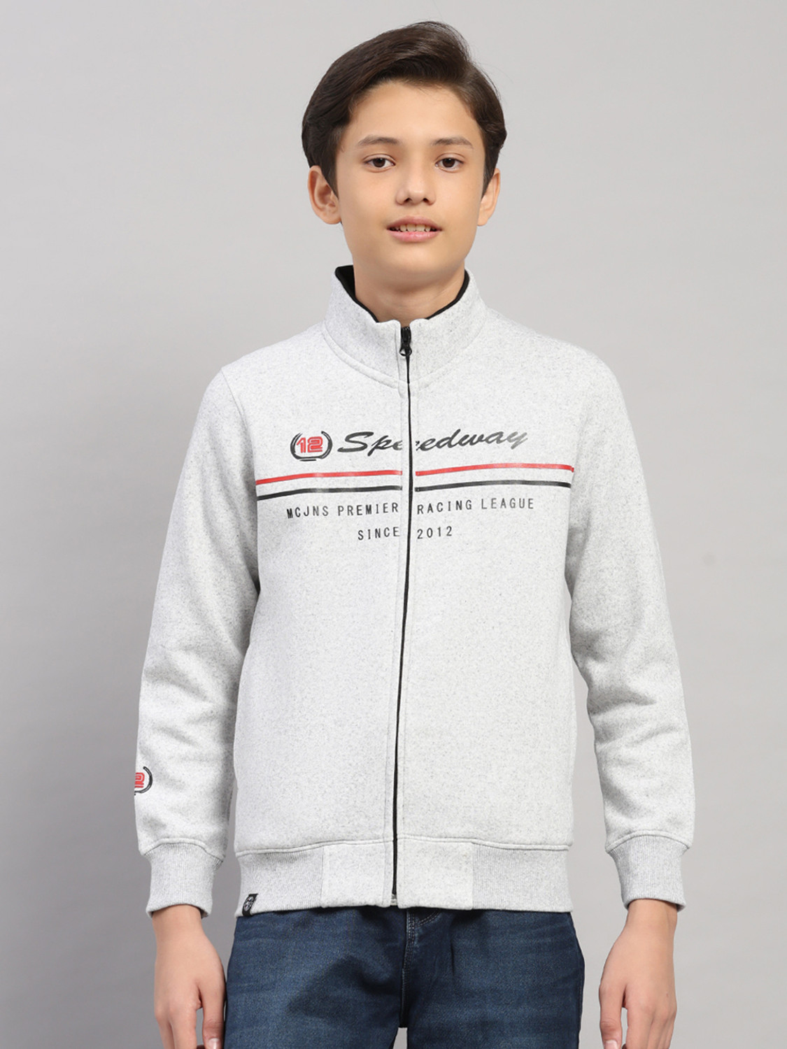 Image of The Souled Store Boys Colorblock Casual Jacket