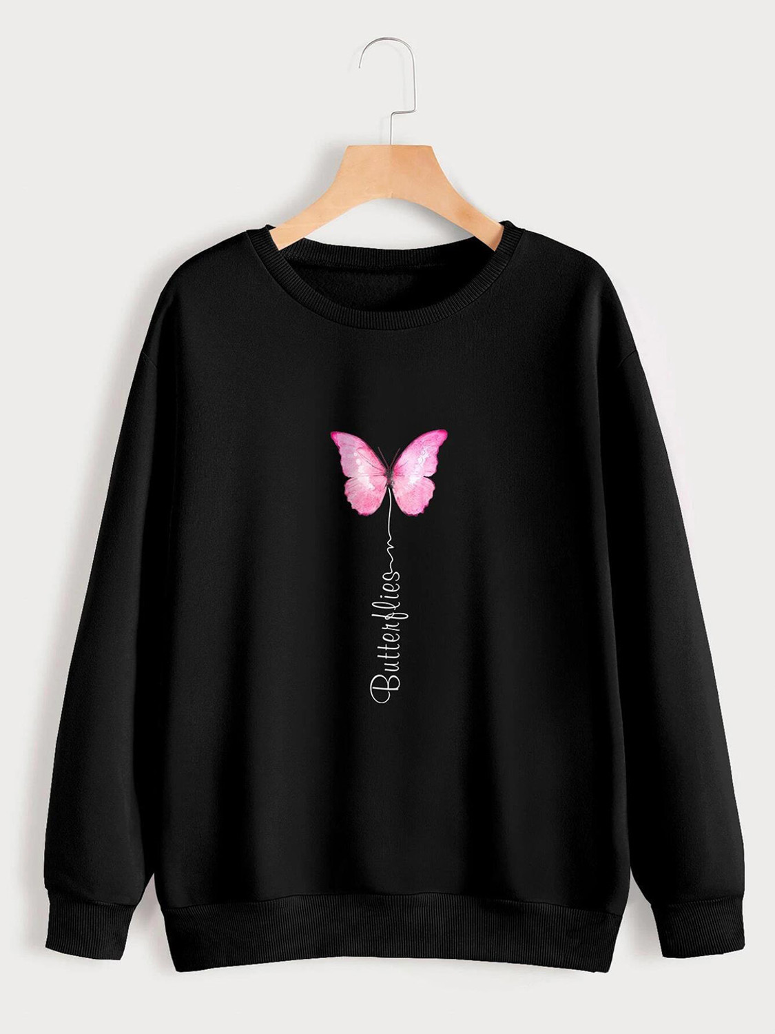 Image of KOTTY Women Full Sleeve Printed Sweatshirt