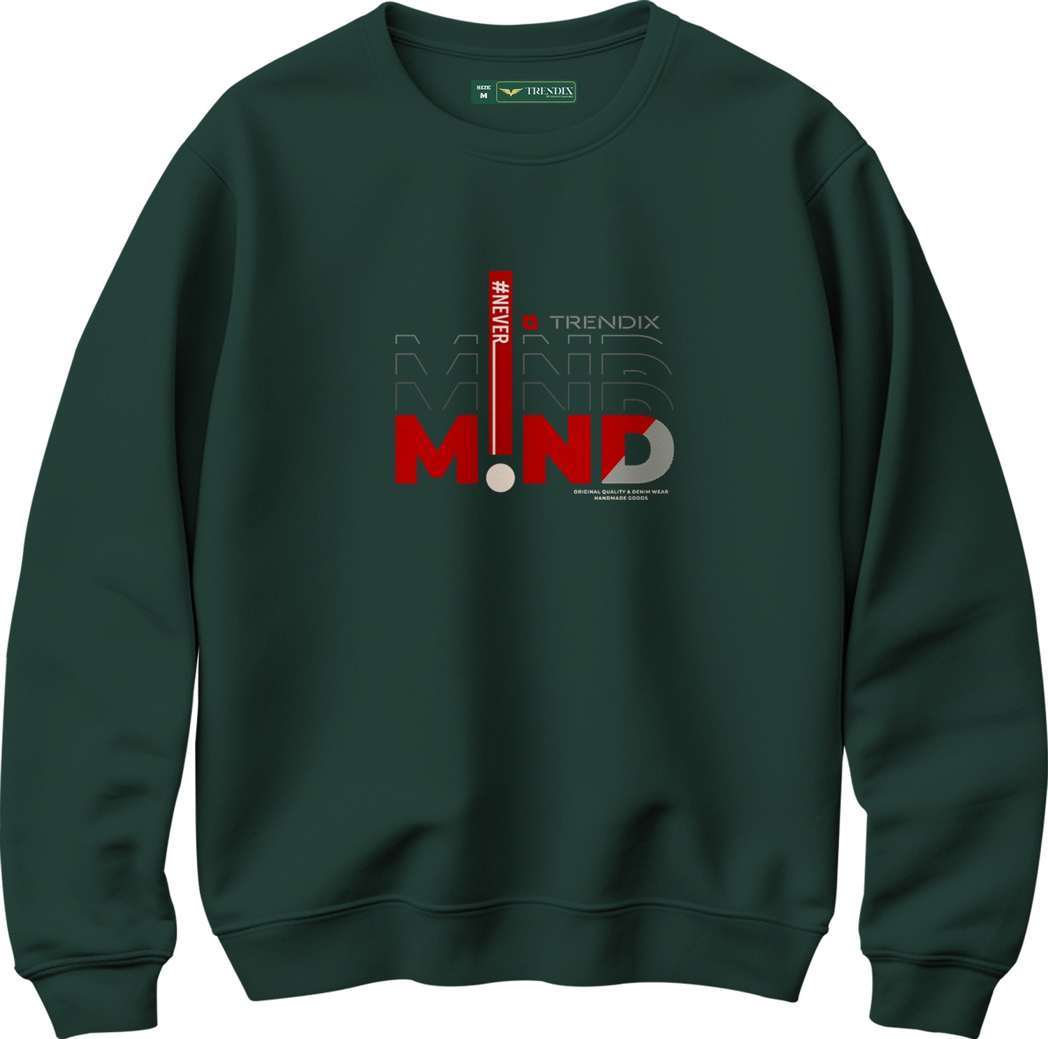 Image of Oneway Men Full Sleeve Solid Sweatshirt