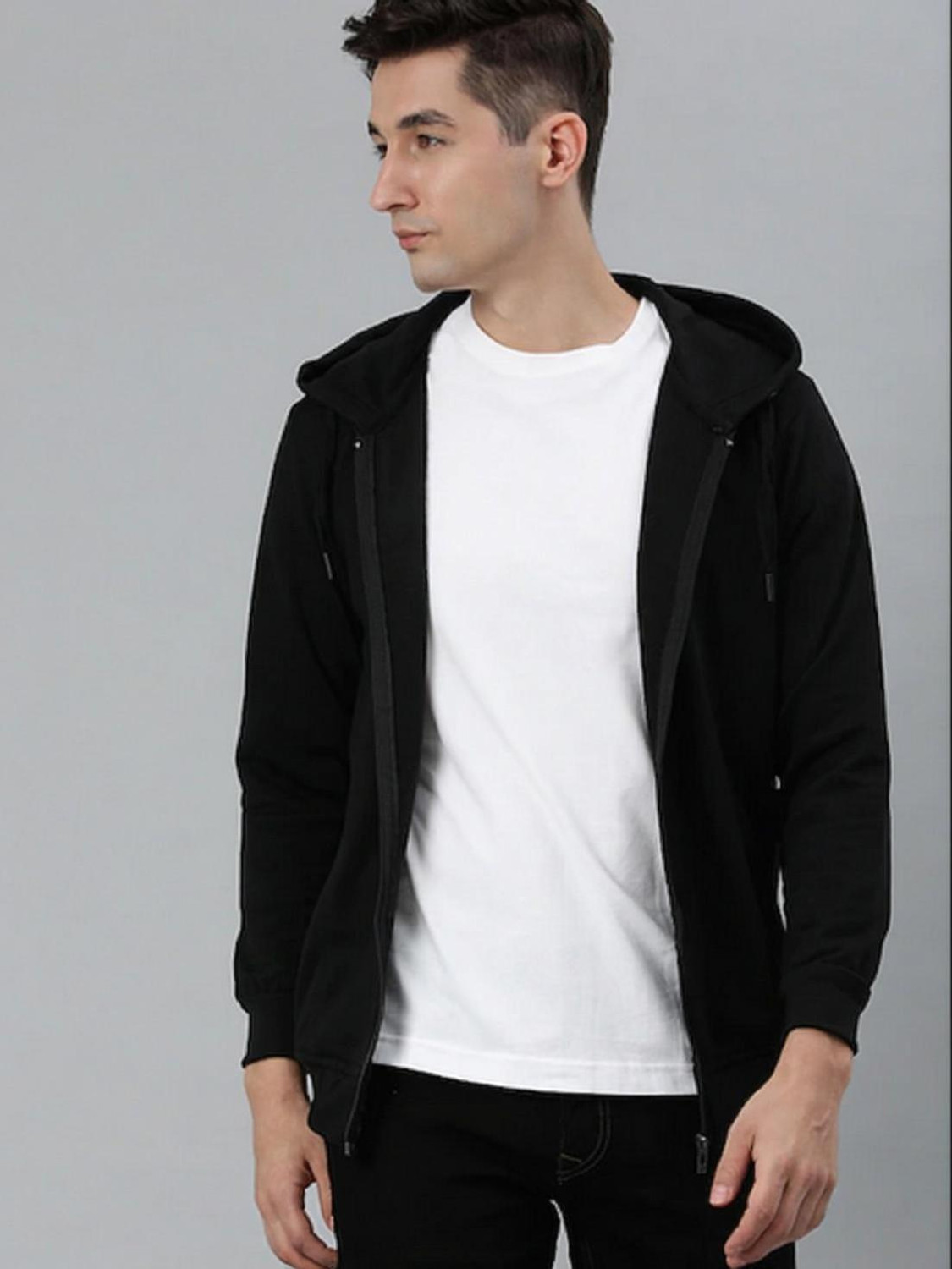 Image of BQT Men Solid Casual Jacket