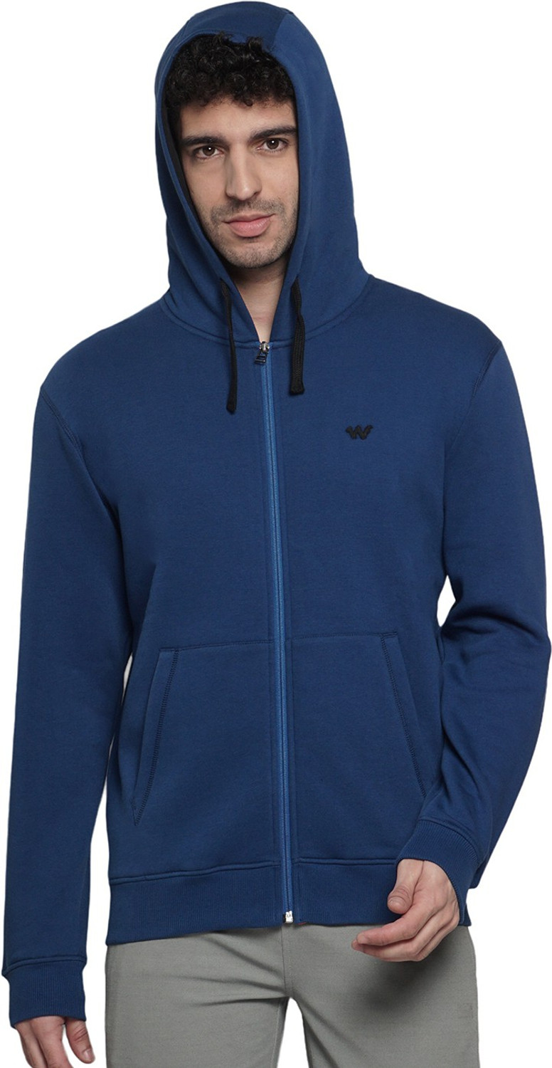 Image of JACK & JONES Men Full Sleeve Printed Hooded Sweatshirt