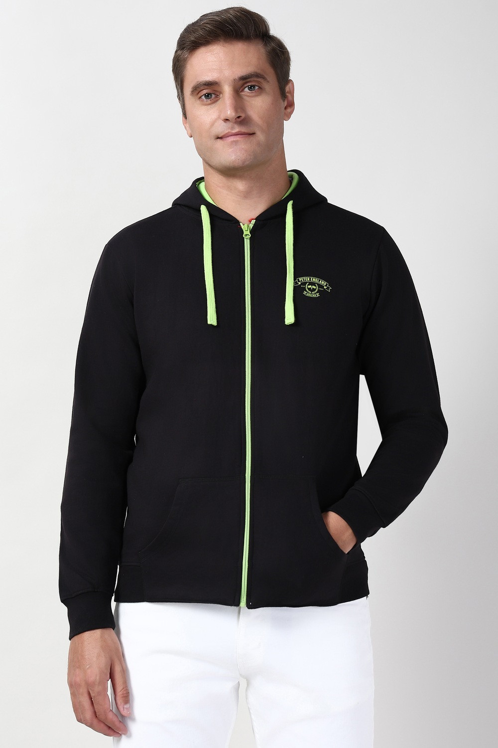 Image of Pepe Jeans Men Full Sleeve Color Block Sweatshirt