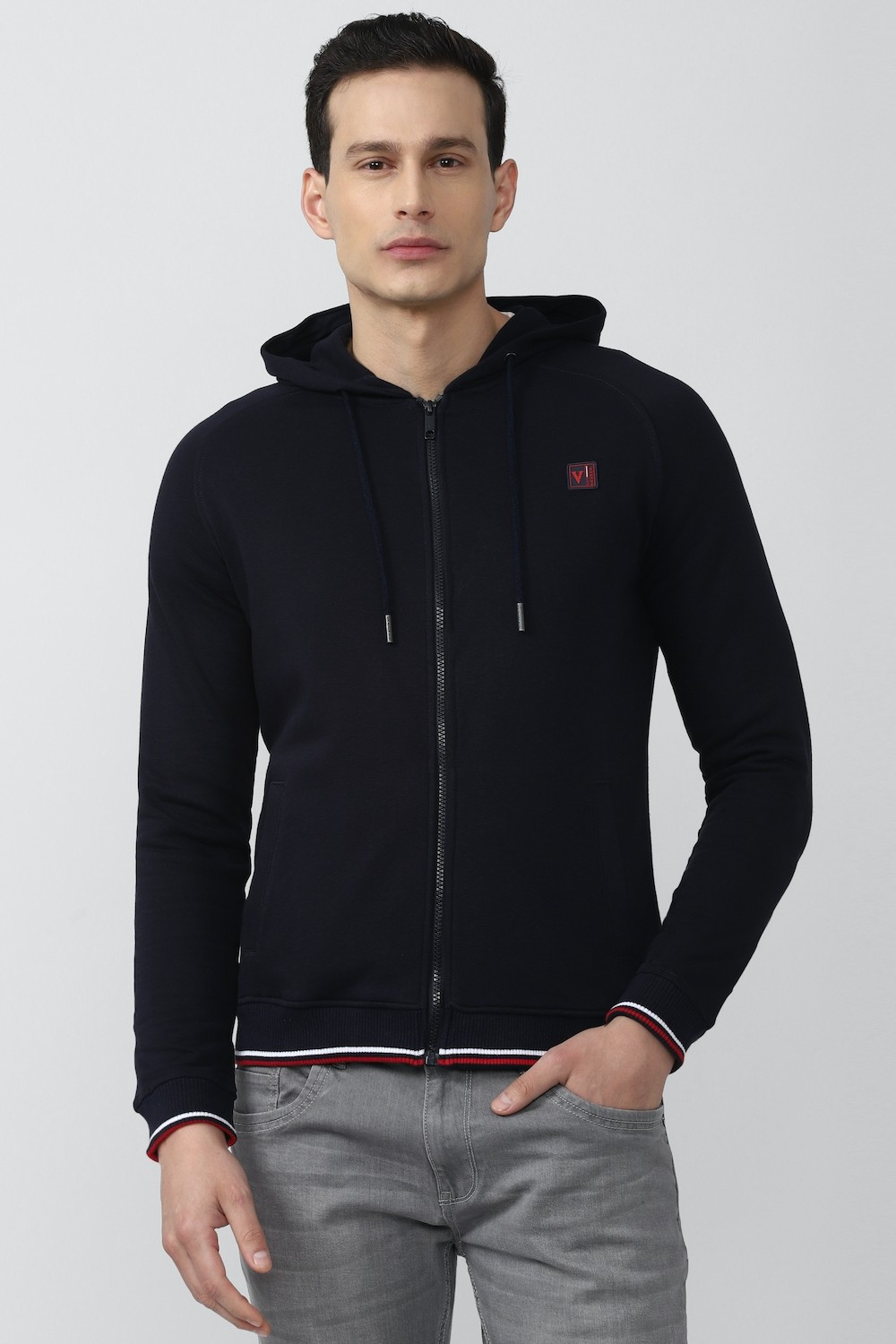 Image of Pepe Jeans Men Full Sleeve Color Block Sweatshirt