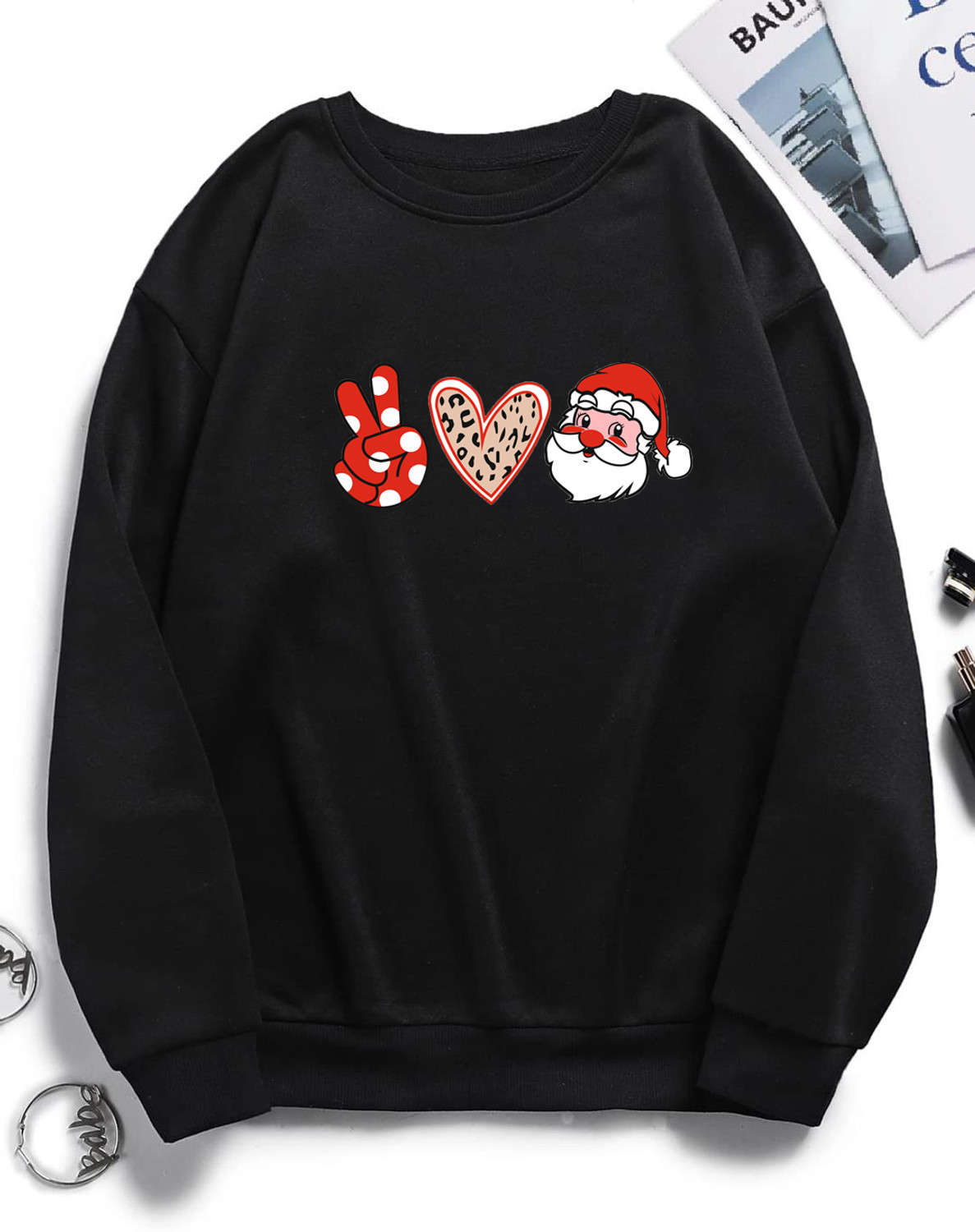 Image of KOTTY Women Full Sleeve Printed Sweatshirt