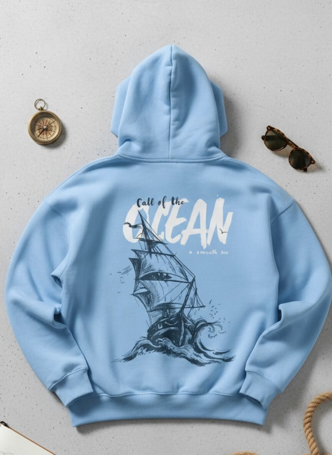Men & Women Full Sleeve Graphic Print Hooded Sweatshirt - Image 1