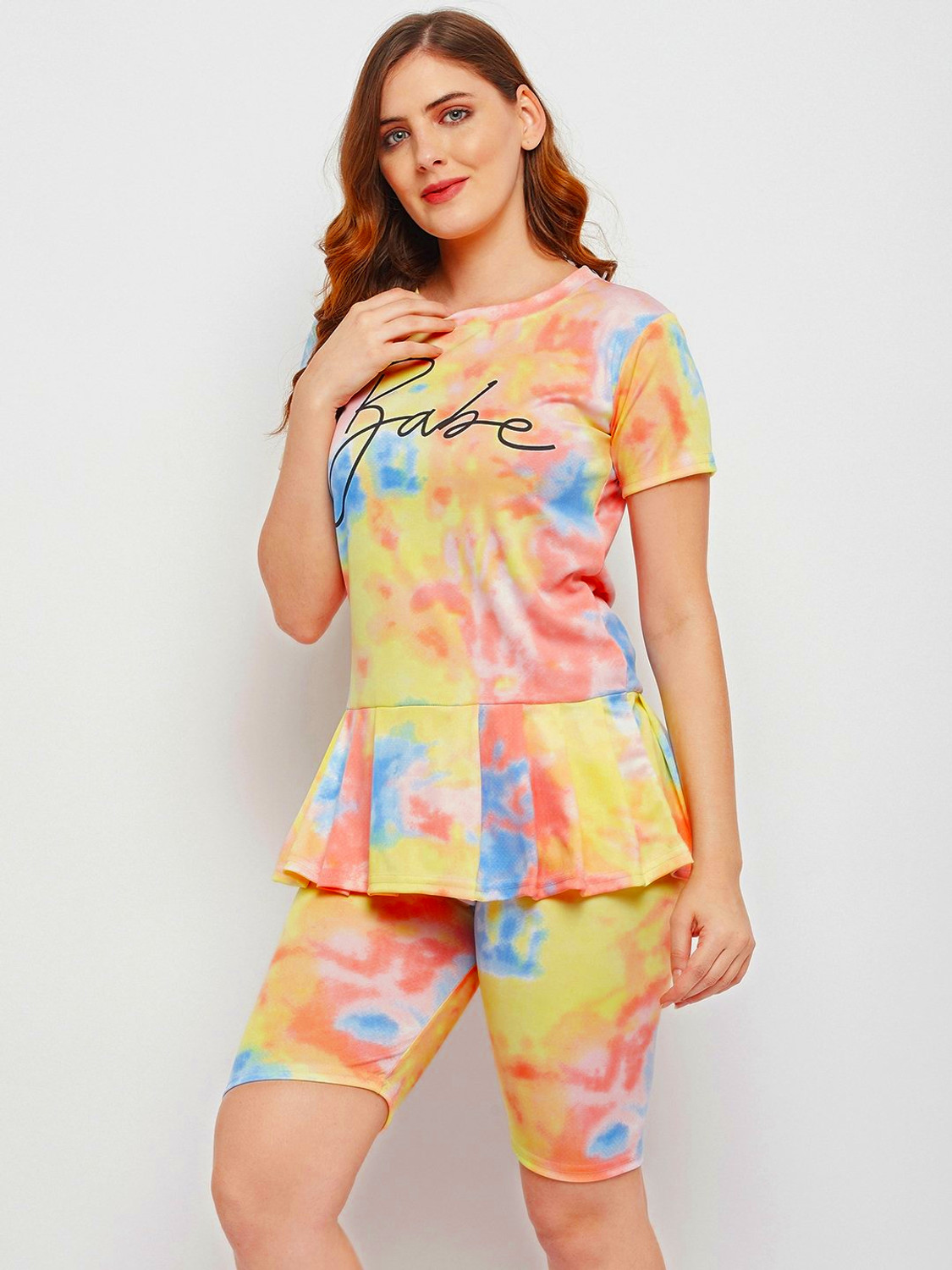 Image of Frautica Printed Women Multicolor Swimsuit