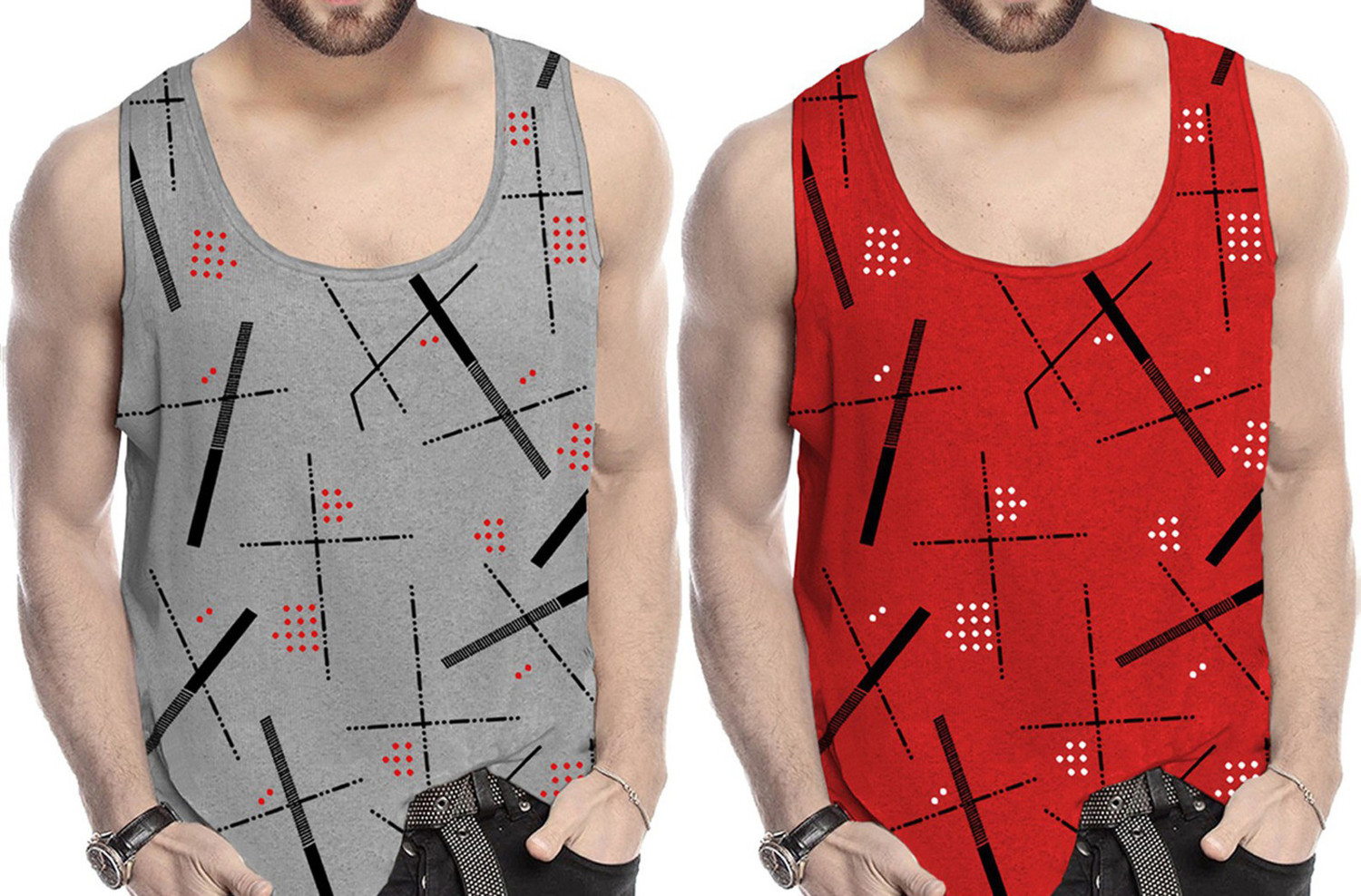 Image of TRIPR Pack of 2 Men Vest