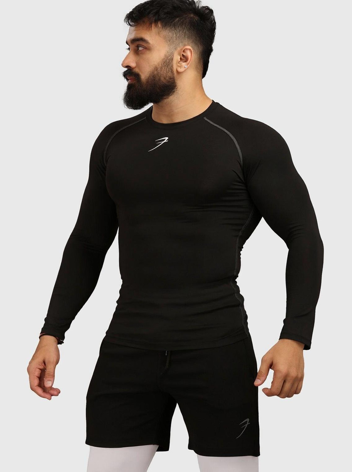 FuaarK Men Black Round Neck T-Shirt - Image 6