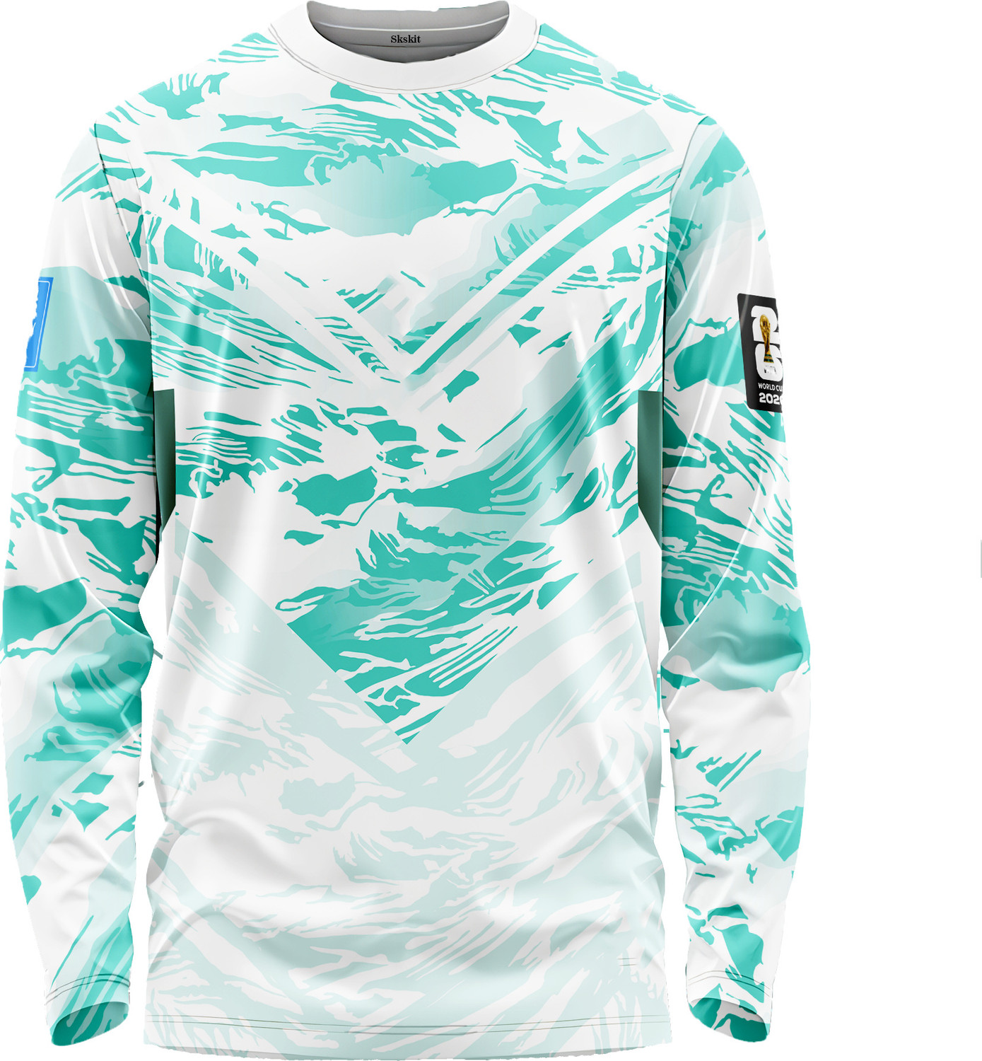 SK SKIT Men Light Green T-Shirt - Image 1