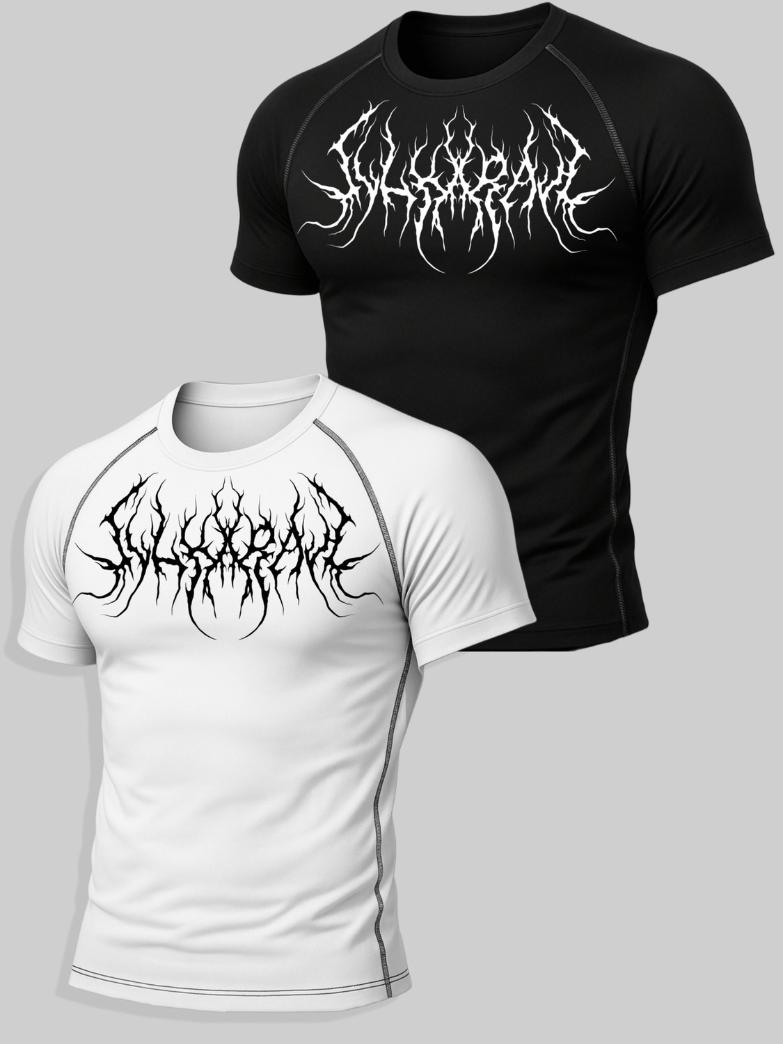 Gym Hound Men Black, White T-Shirt Pack of 2 - Image 1