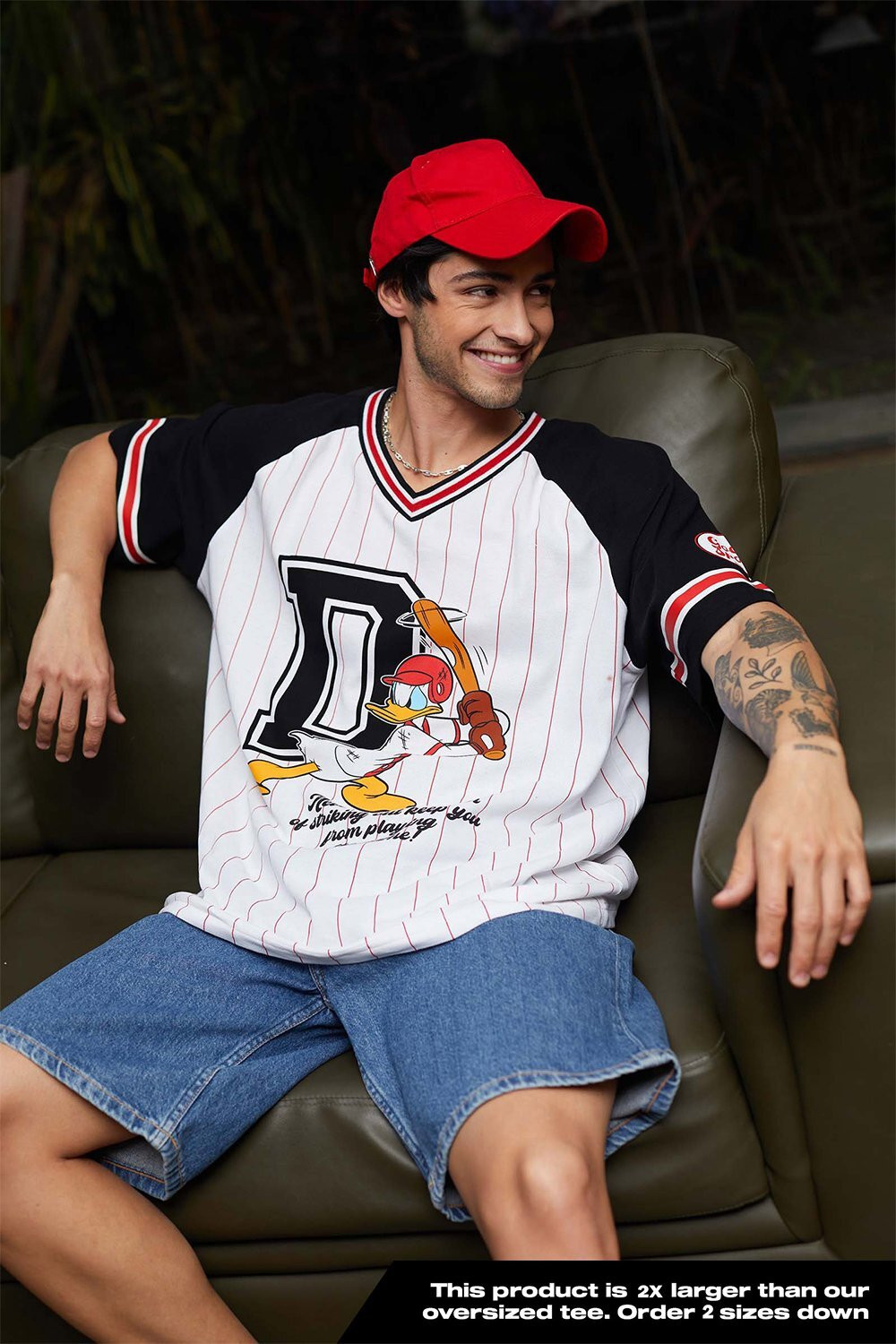 Bonkers Men White Cotton T-Shirt - Image 1